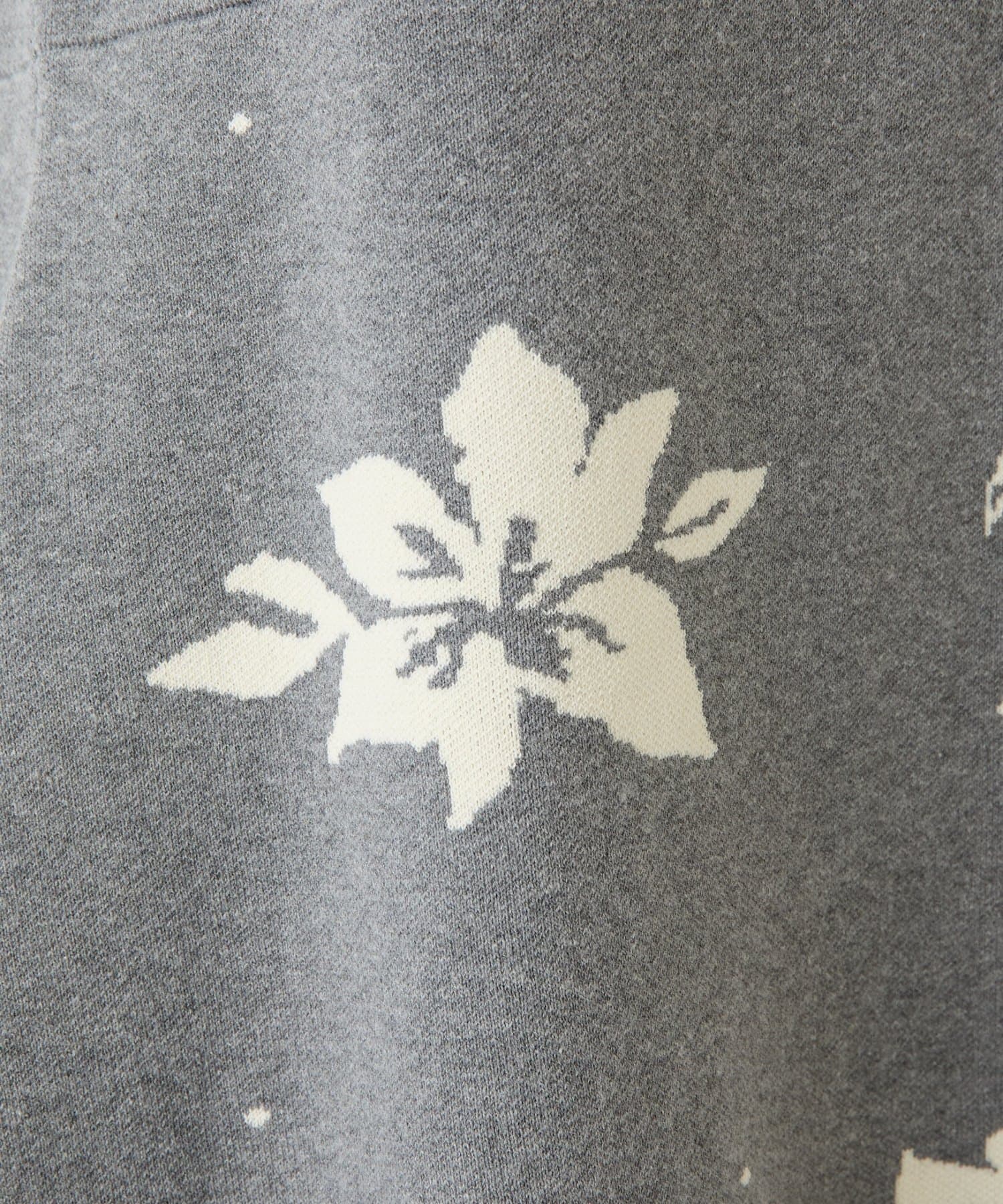 COLLAGE GALLARDAGALANTE(コラージュ ガリャルダガランテ) 【前後２通りで着れる】フラワージャガードニットキャミ/セットアップ