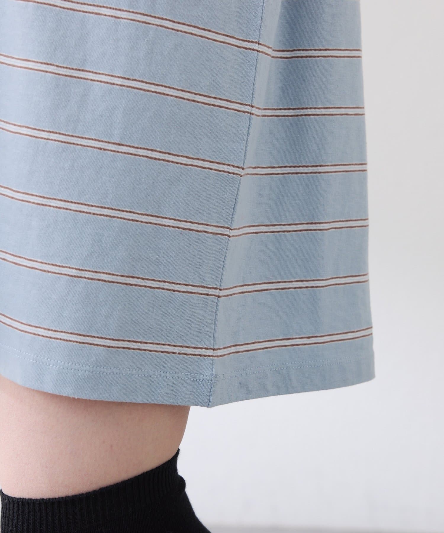 COLLAGE GALLARDAGALANTE(コラージュ ガリャルダガランテ) 【大人のラガーシャツ】ポロボーダーチュニック