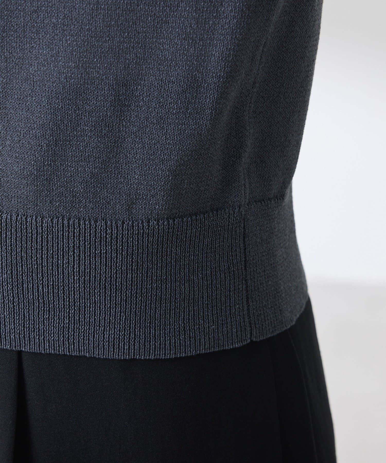 COLLAGE GALLARDAGALANTE(コラージュ ガリャルダガランテ) 【端境期にぴったり】シアーポロニット