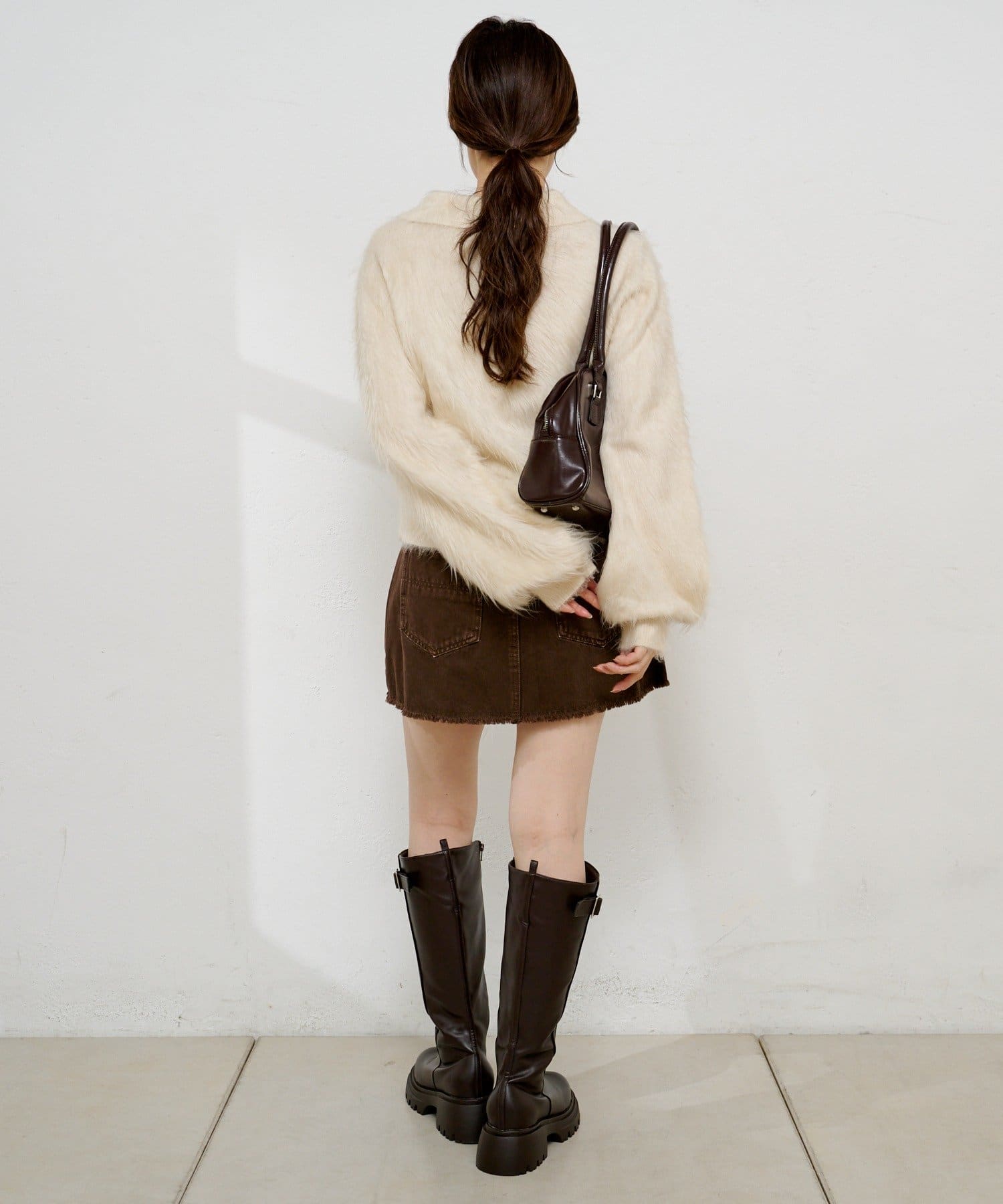 Kastane(カスタネ) 【1.1(木)0:00発売/WEB先行】ベルトデニムミニスカート