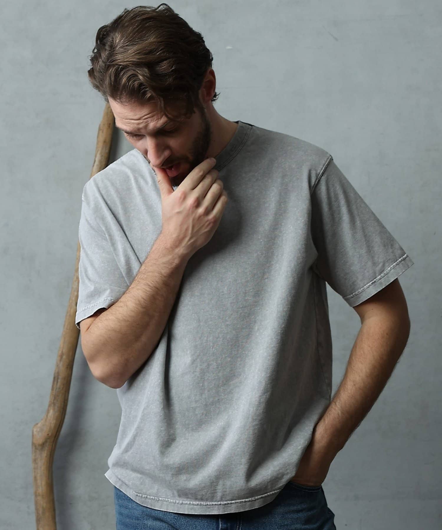 COLONY 2139(コロニー トゥーワンスリーナイン) 【paradigm】バイオ加工クルーネックフェードT半袖