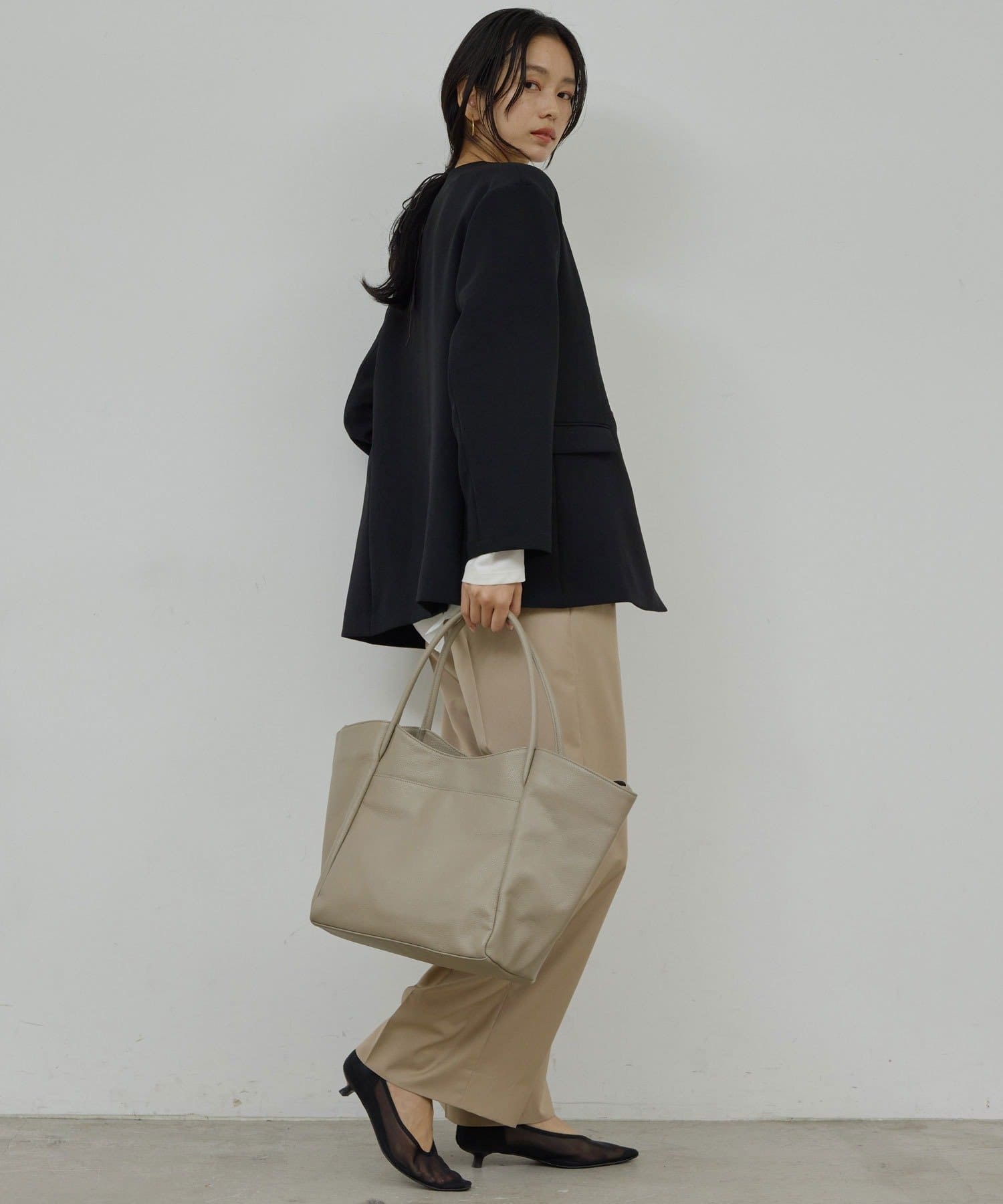 GALLARDAGALANTE(ガリャルダガランテ) 【リニューアル！】ジャージーノーカラージャケット