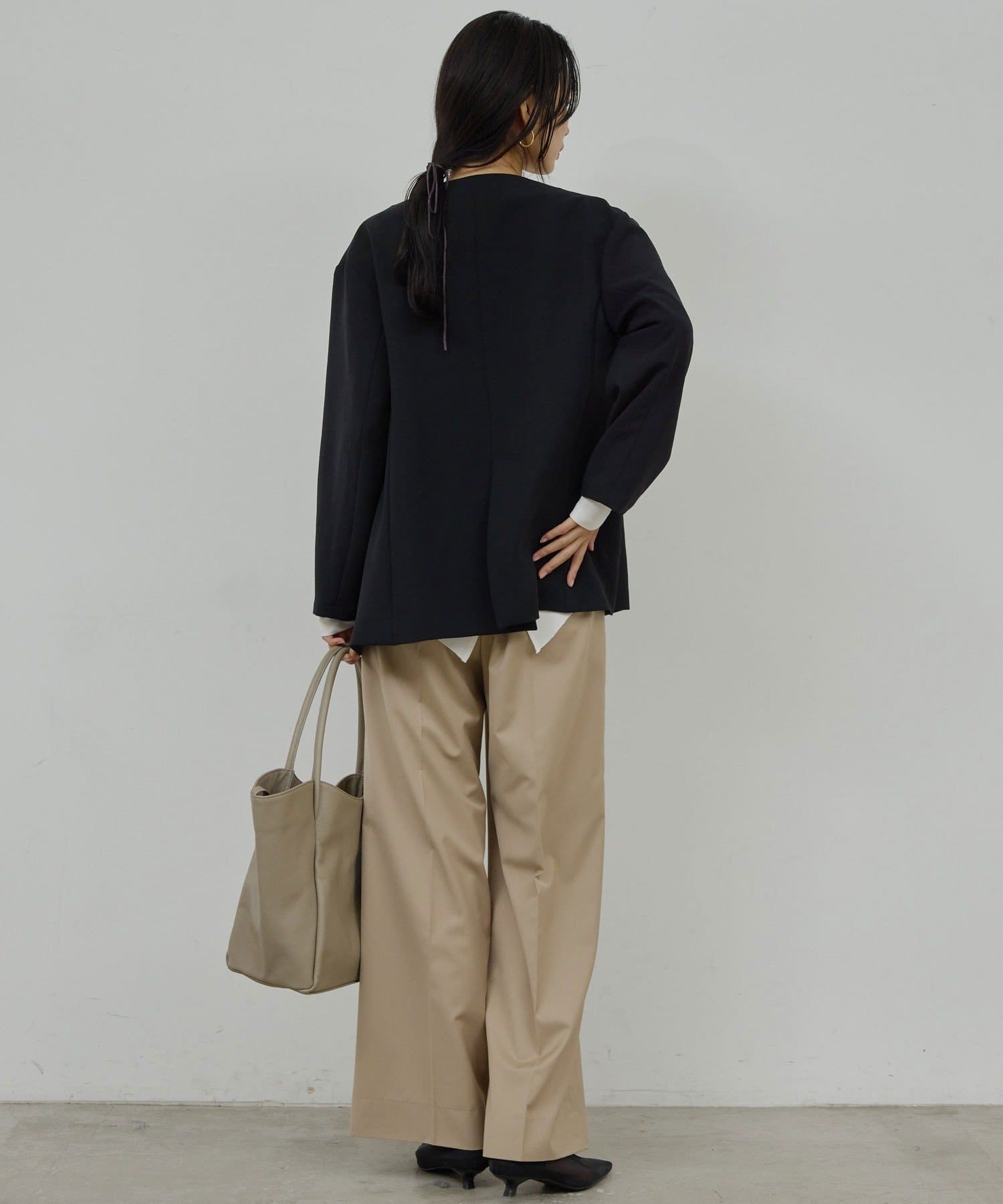 GALLARDAGALANTE(ガリャルダガランテ) 【リニューアル！】ジャージーノーカラージャケット