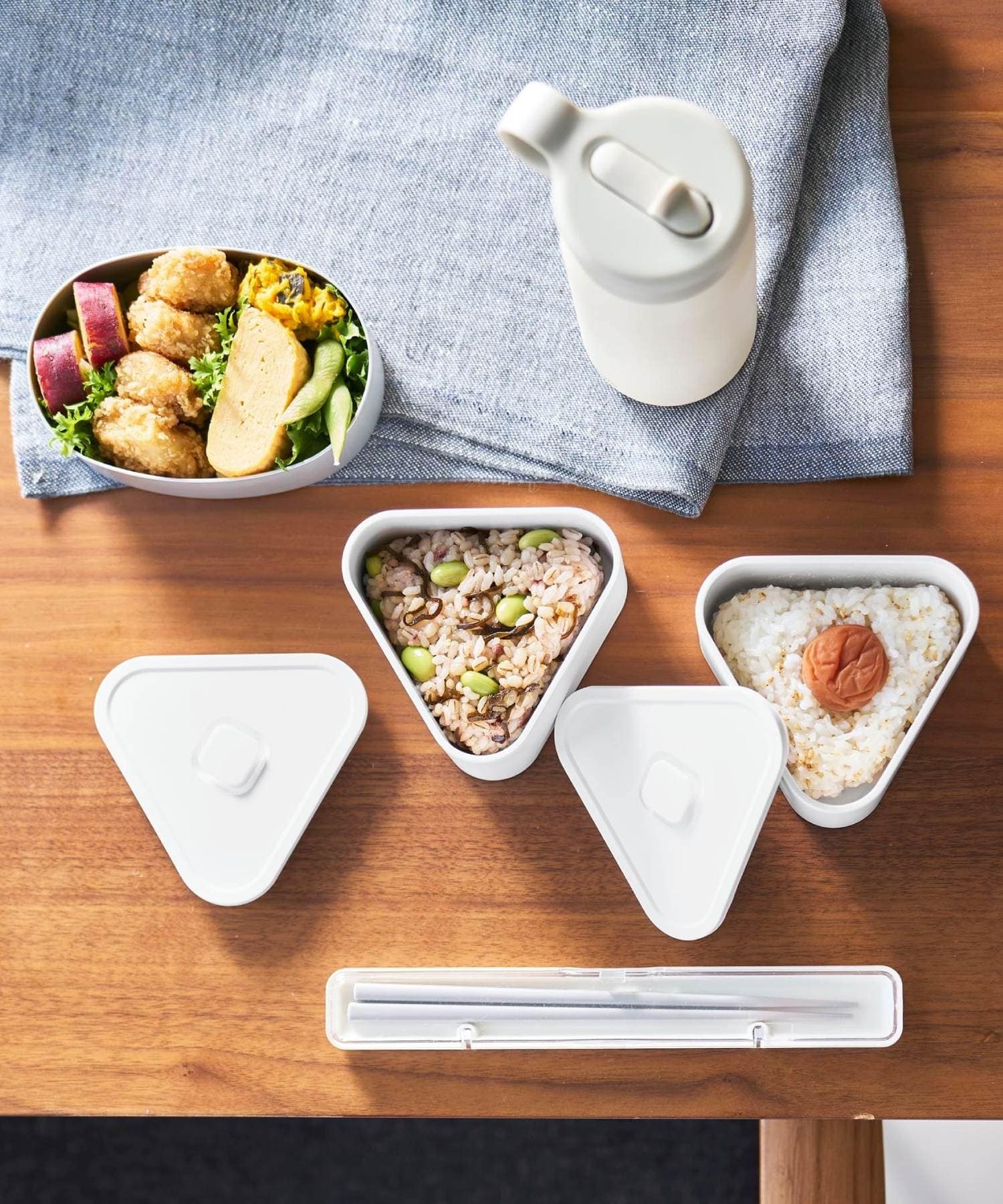 BIRTHDAY BAR(バースデイバー) 【tower タワー】バルブ付き密閉おにぎりケース タワー 2個組