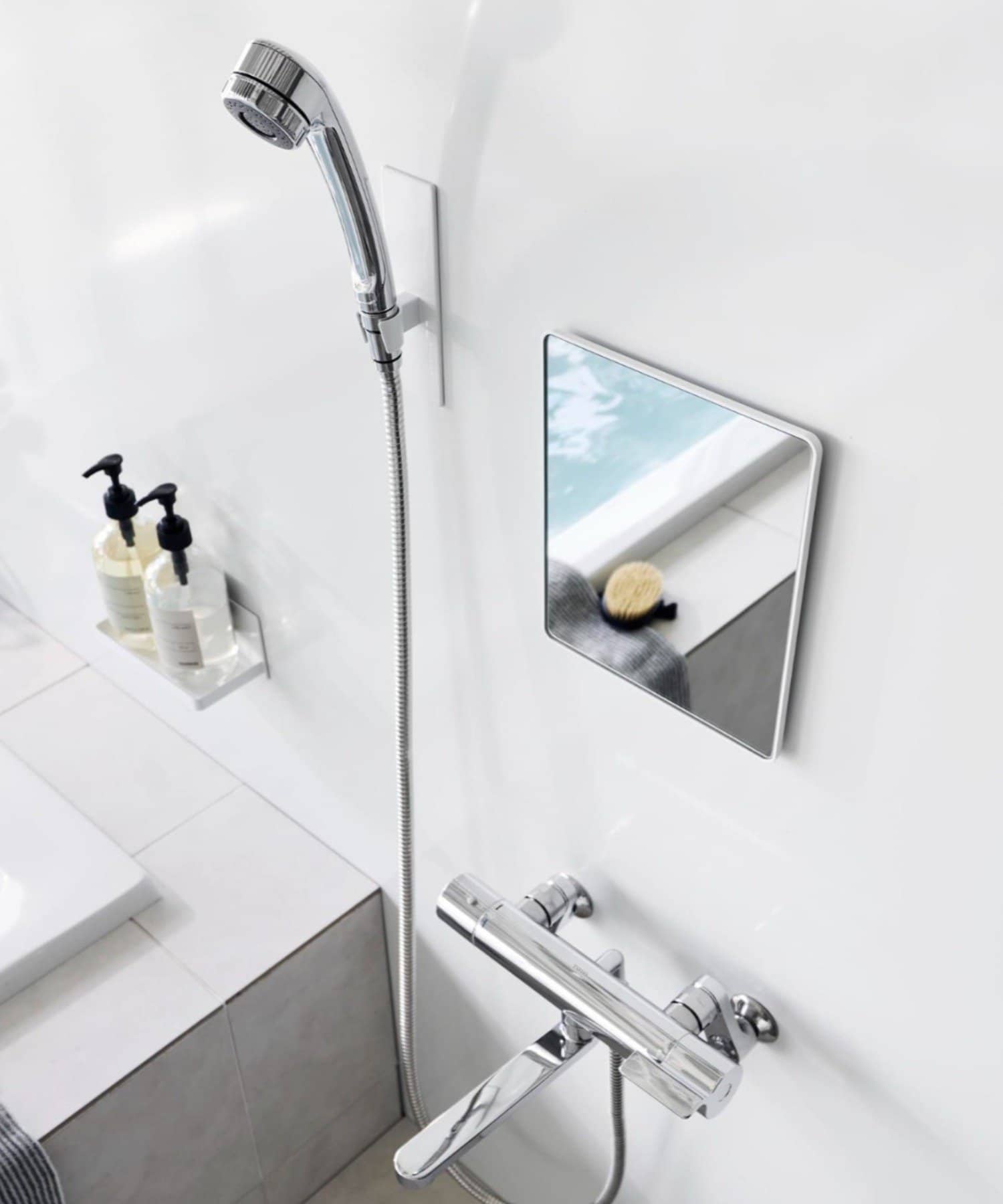 BIRTHDAY BAR(バースデイバー) 【tower タワー】マグネットバスルームミラー タワー 角型