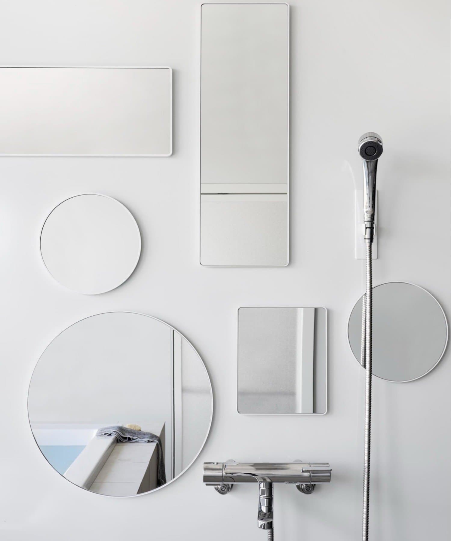 BIRTHDAY BAR(バースデイバー) 【tower タワー】マグネットバスルームミラー タワー 角型