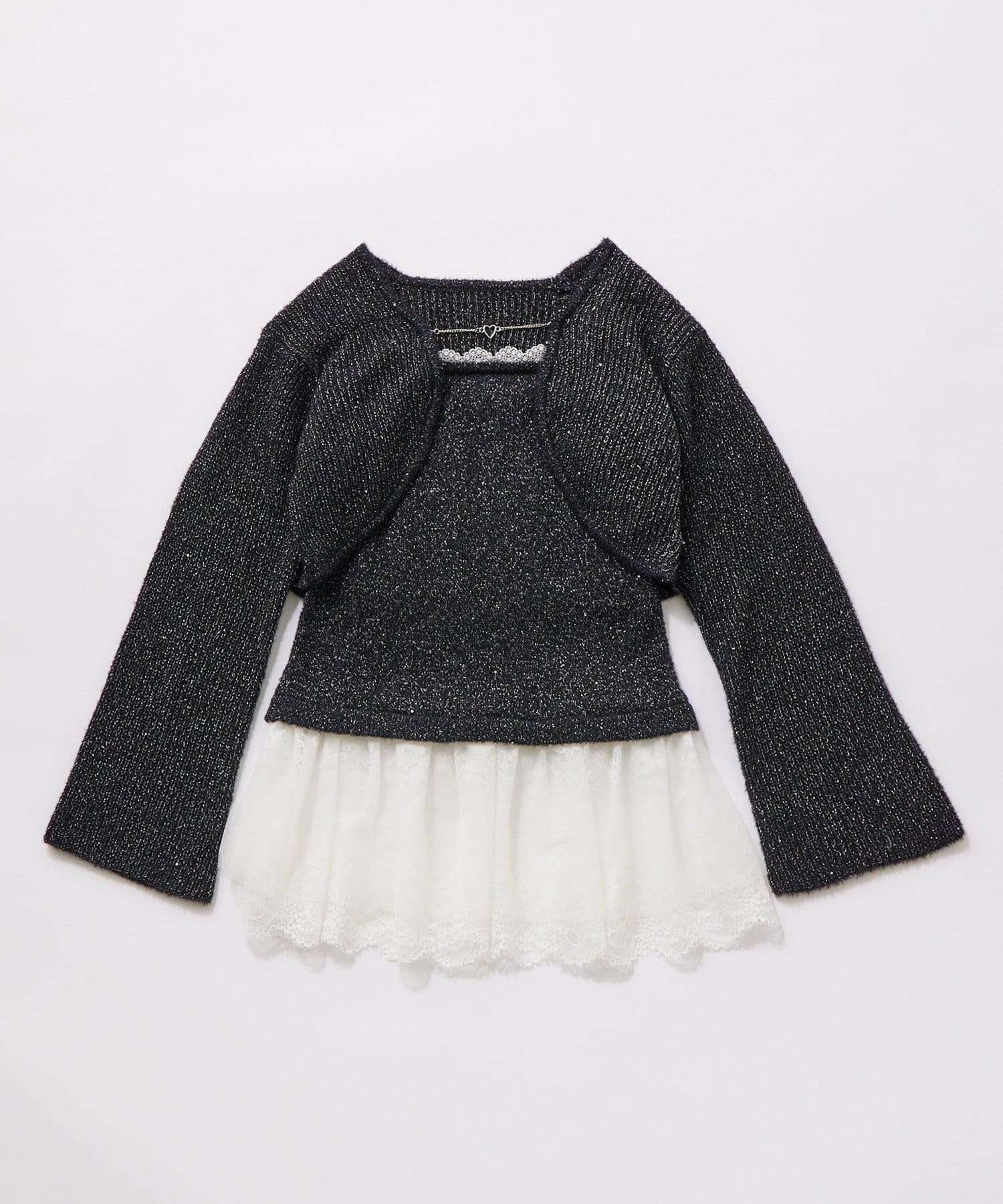 OLIVE des OLIVE(オリーブ デ オリーブ) ボレロペプラムキャミセット