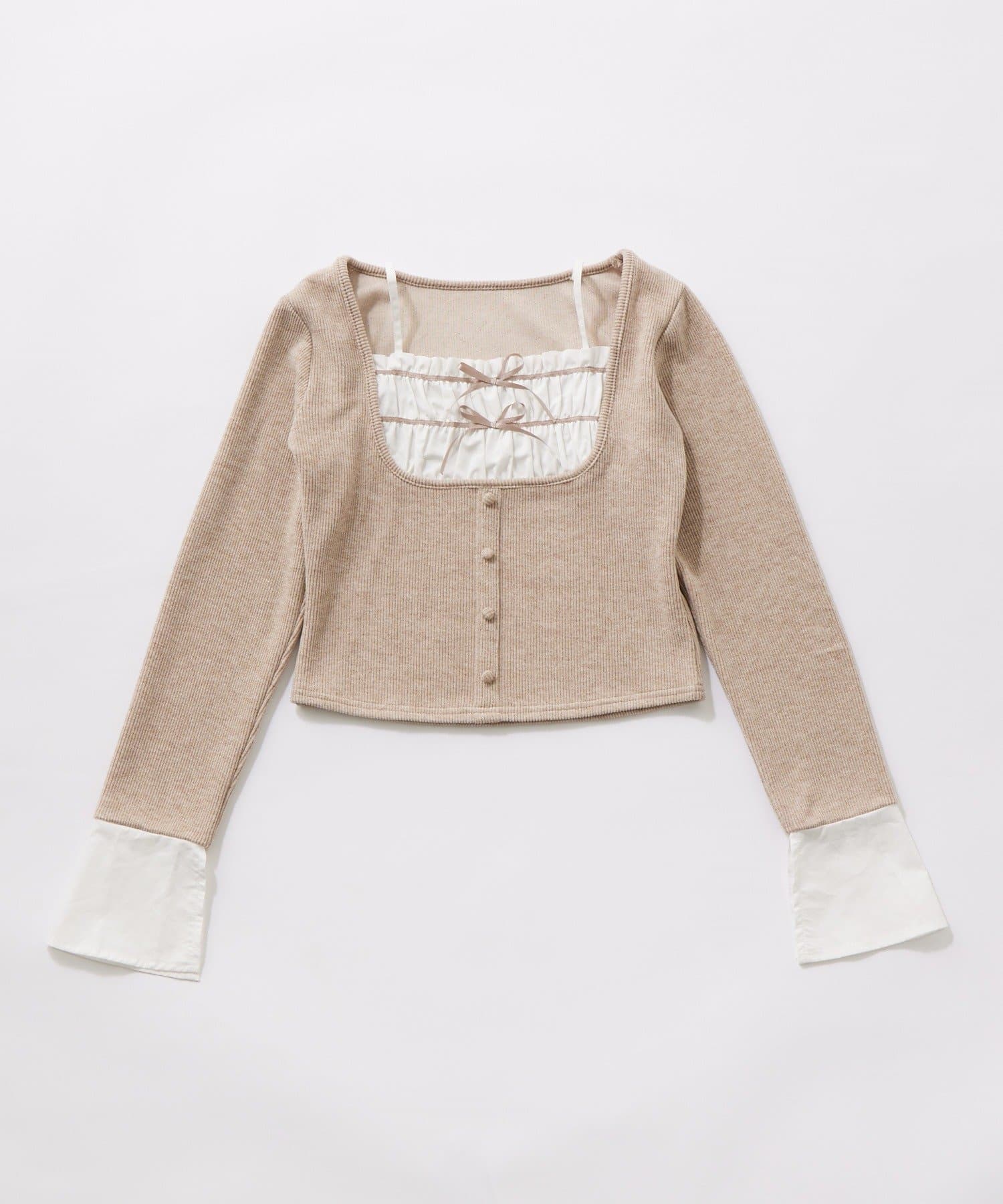 OLIVE des OLIVE(オリーブ デ オリーブ) レイヤードトップス