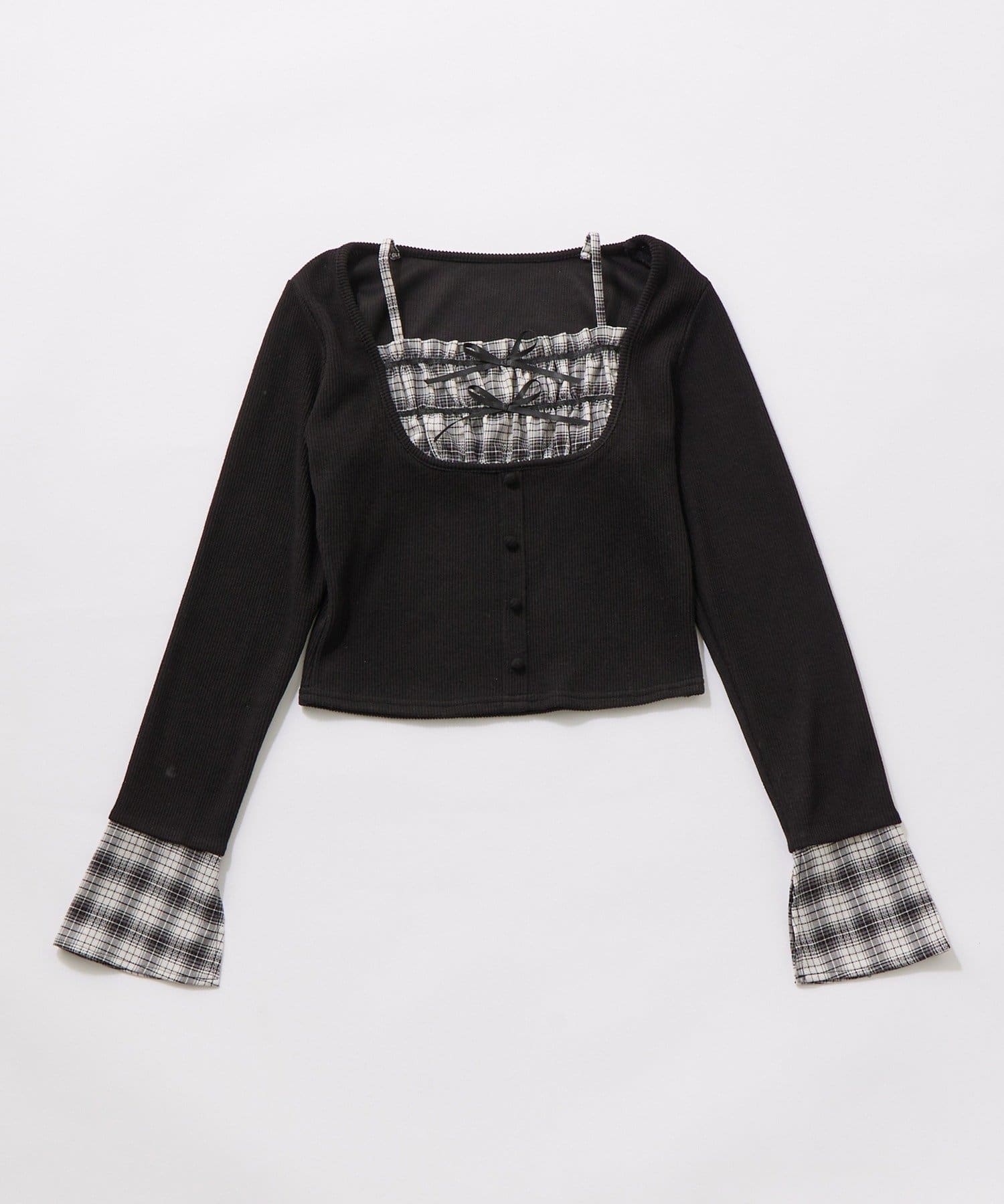 OLIVE des OLIVE(オリーブ デ オリーブ) レイヤードトップス