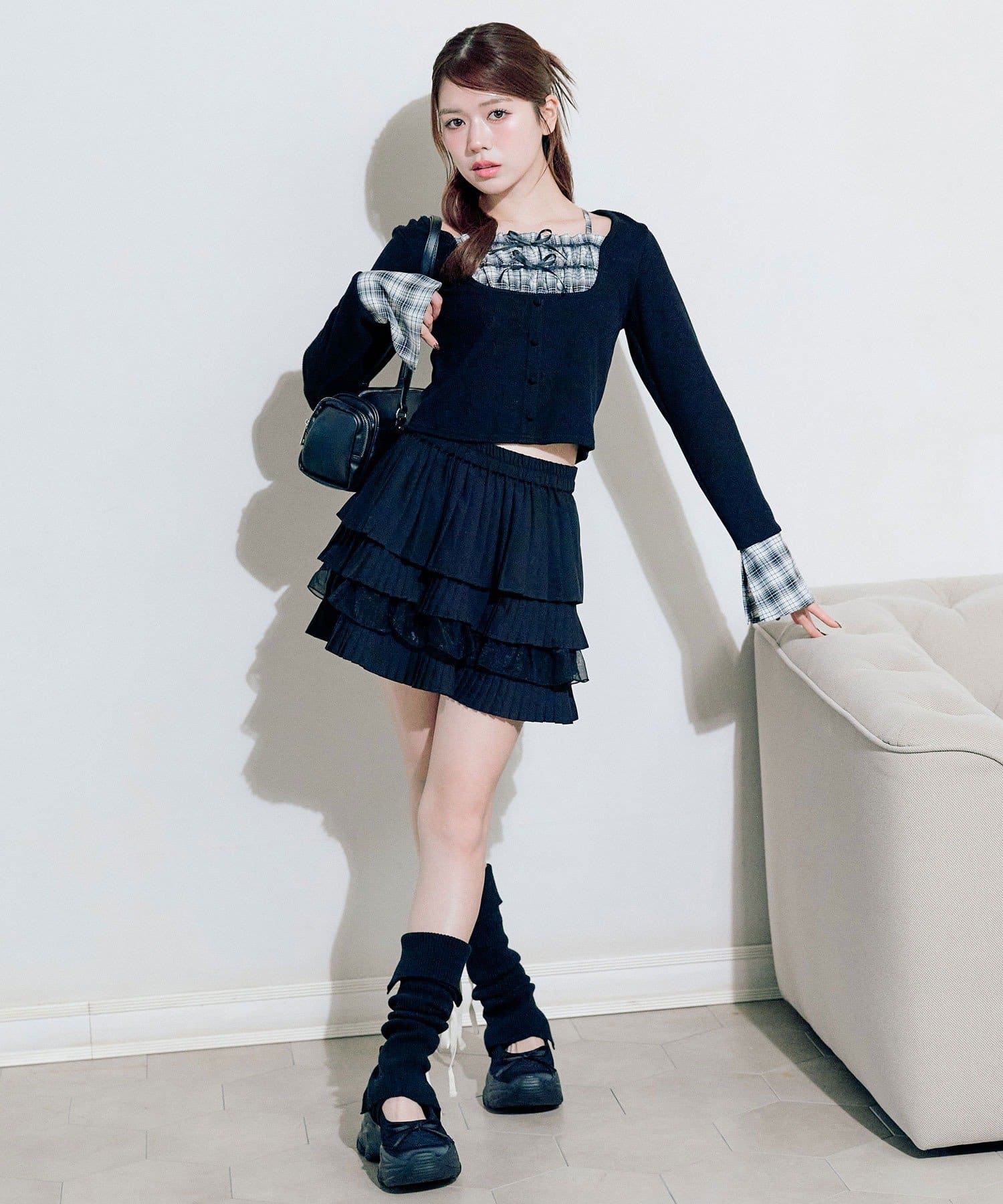 OLIVE des OLIVE(オリーブ デ オリーブ) レイヤードトップス