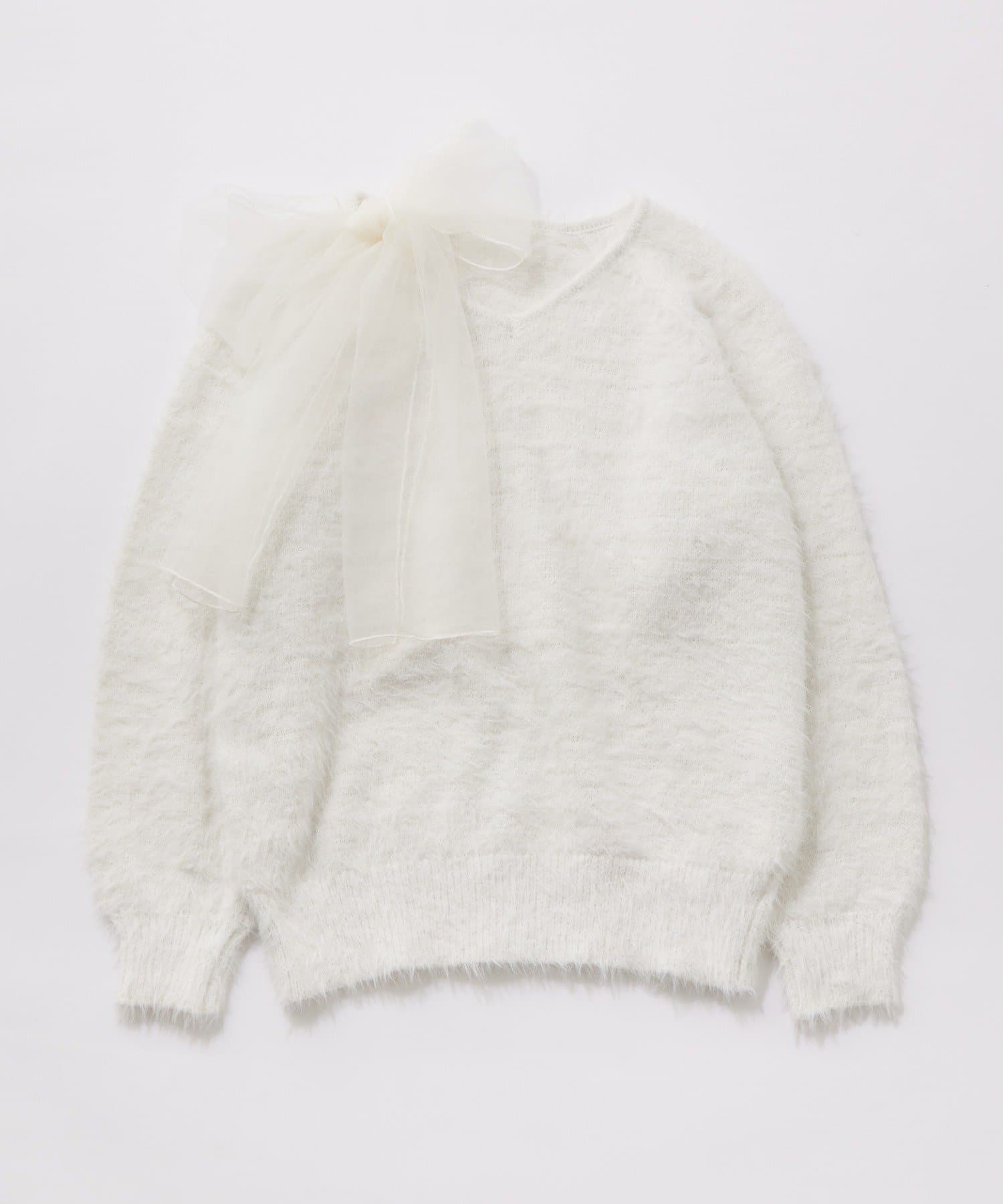 OLIVE des OLIVE(オリーブ デ オリーブ) チュールリボンゆるふわチュニック