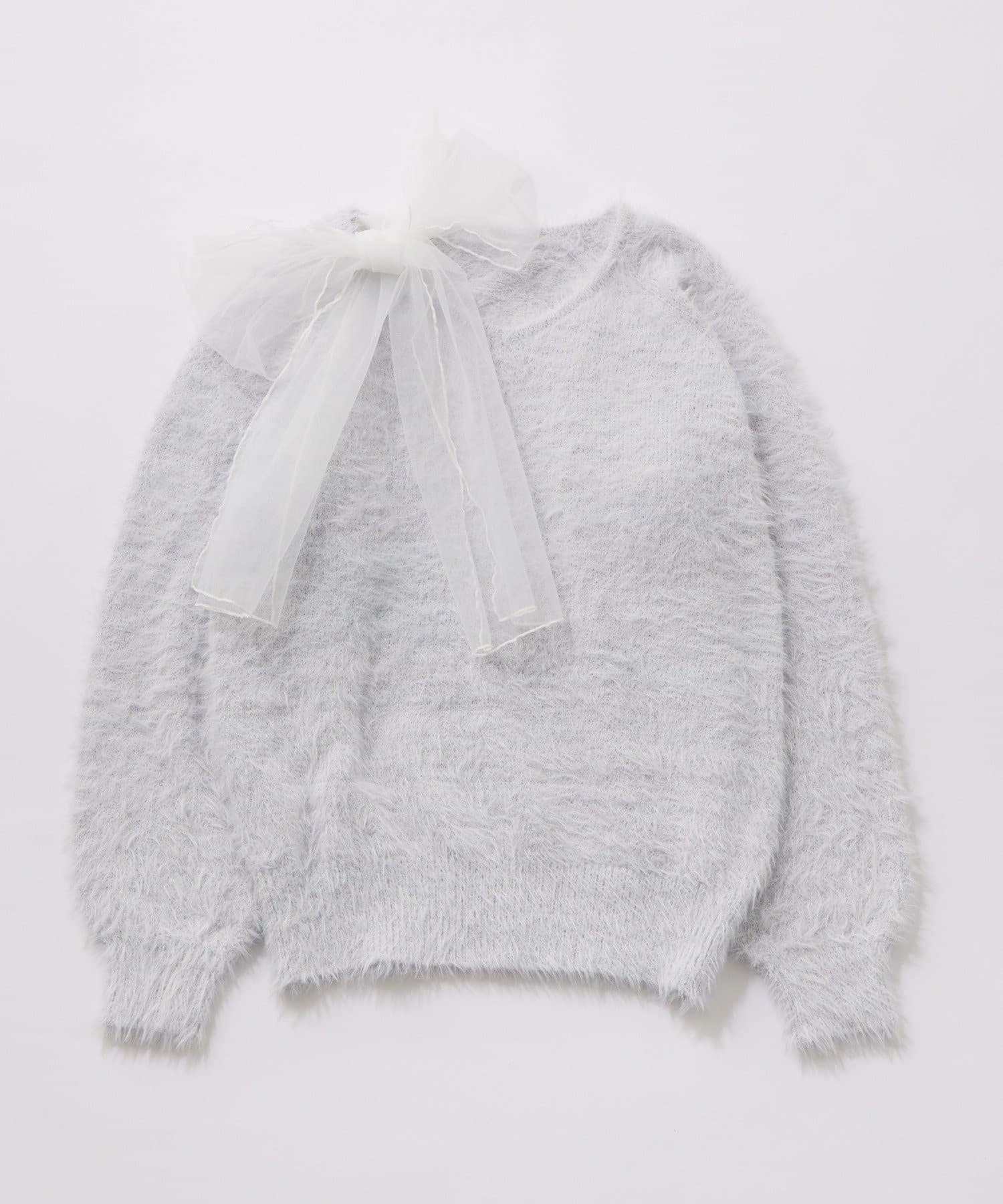 OLIVE des OLIVE(オリーブ デ オリーブ) チュールリボンゆるふわチュニック