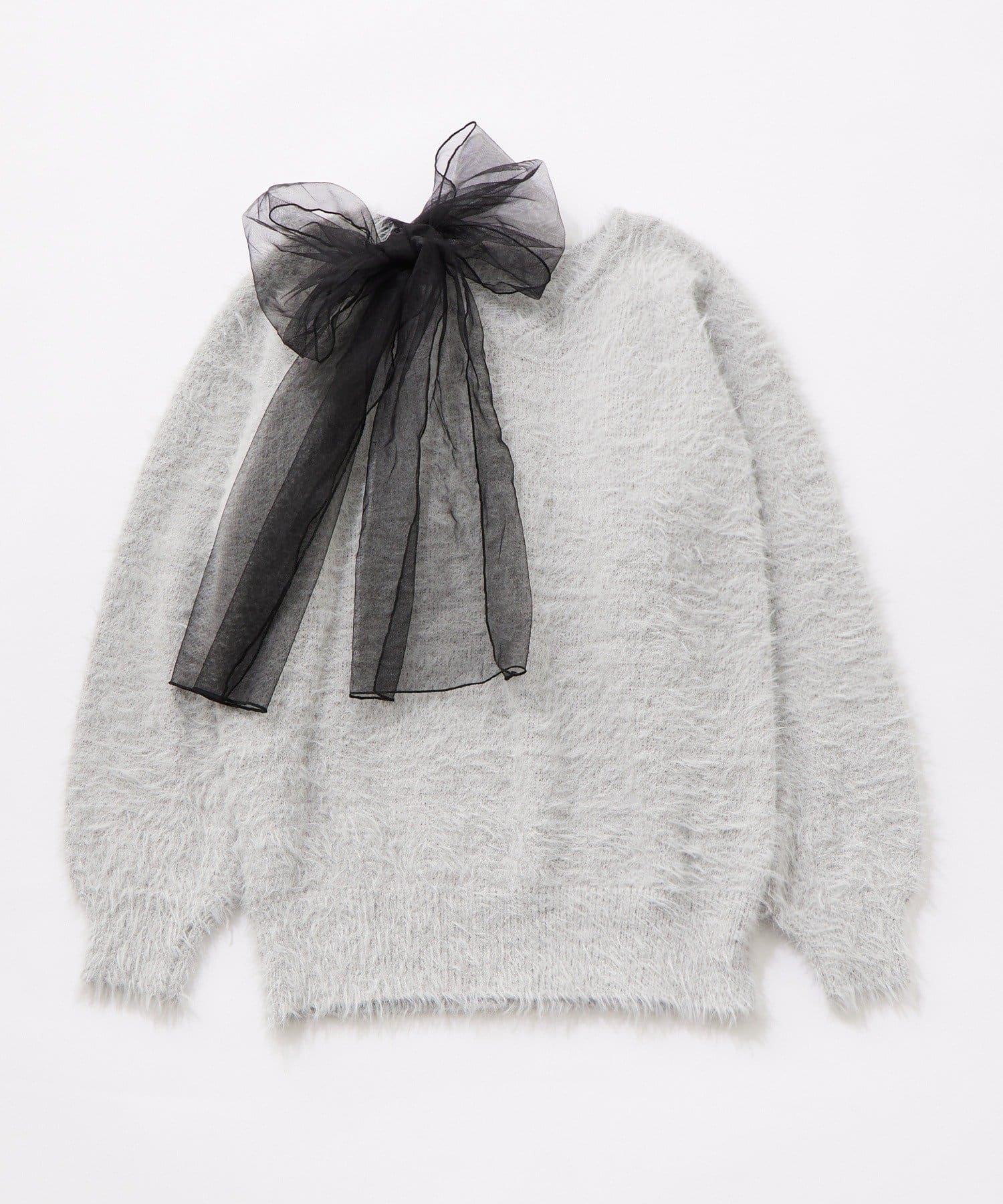 OLIVE des OLIVE(オリーブ デ オリーブ) チュールリボンゆるふわチュニック