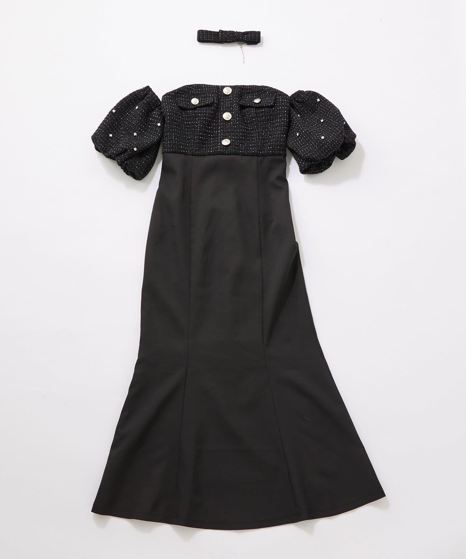 OLIVE des OLIVE(オリーブ デ オリーブ) 【Belle Charme】Tweed Mermaid Dress