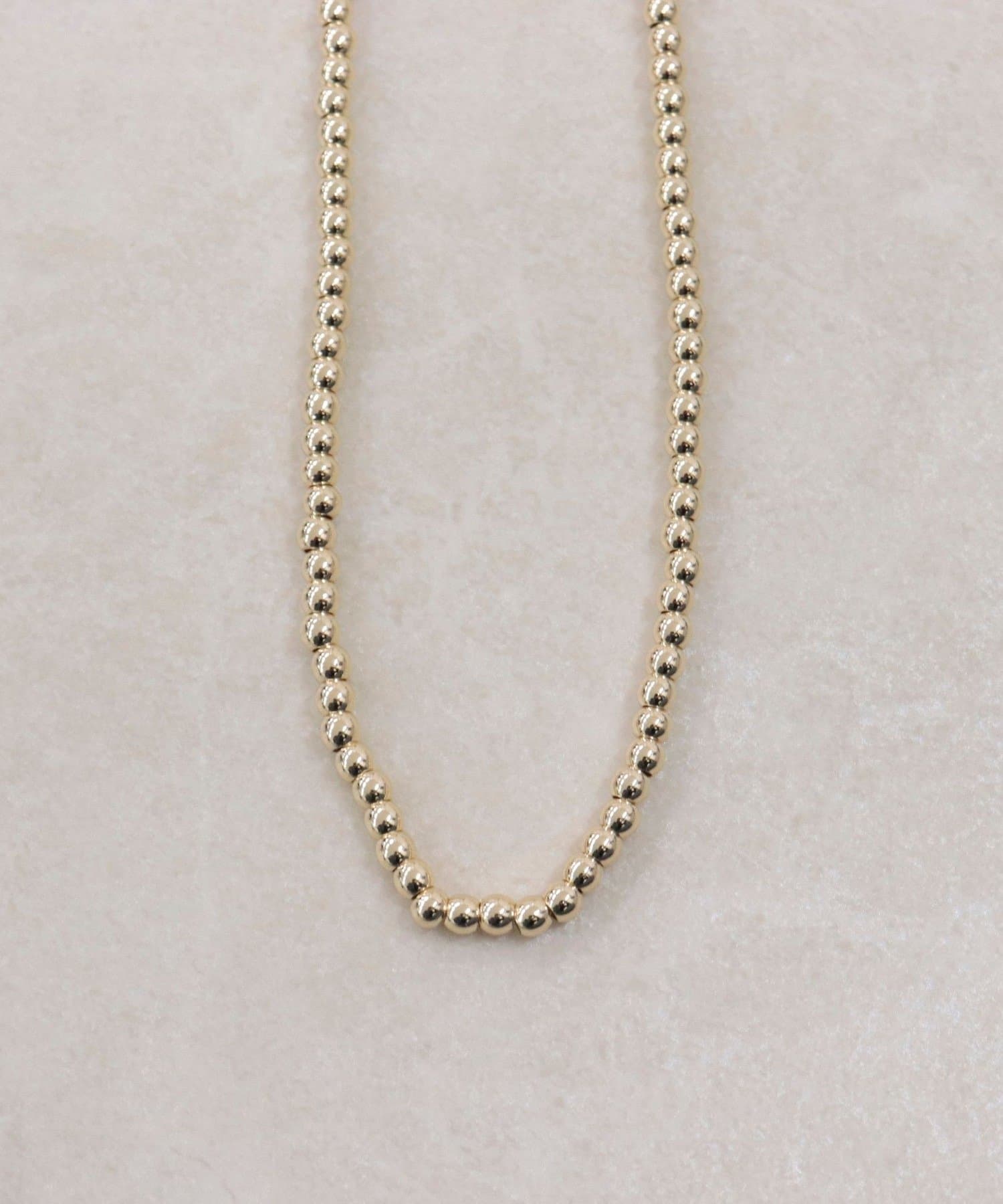 FREDY & GLOSTER(フレディ アンド グロスター) メタルビーズミドルネックレス