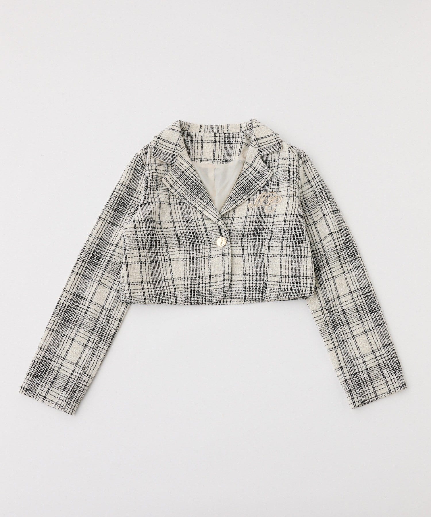 one after another NICE CLAUP(ワンアフターアナザー ナイスクラップ) 【WEB限定リバイバル】ブローチ付きショートテーラージャケット