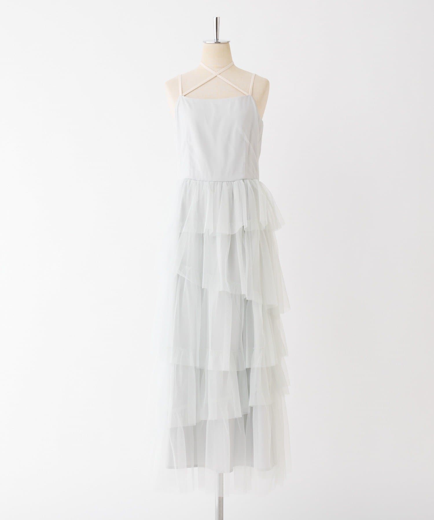 one after another NICE CLAUP(ワンアフターアナザー ナイスクラップ) 【WEB限定リバイバル】ティアートチュールワンピース