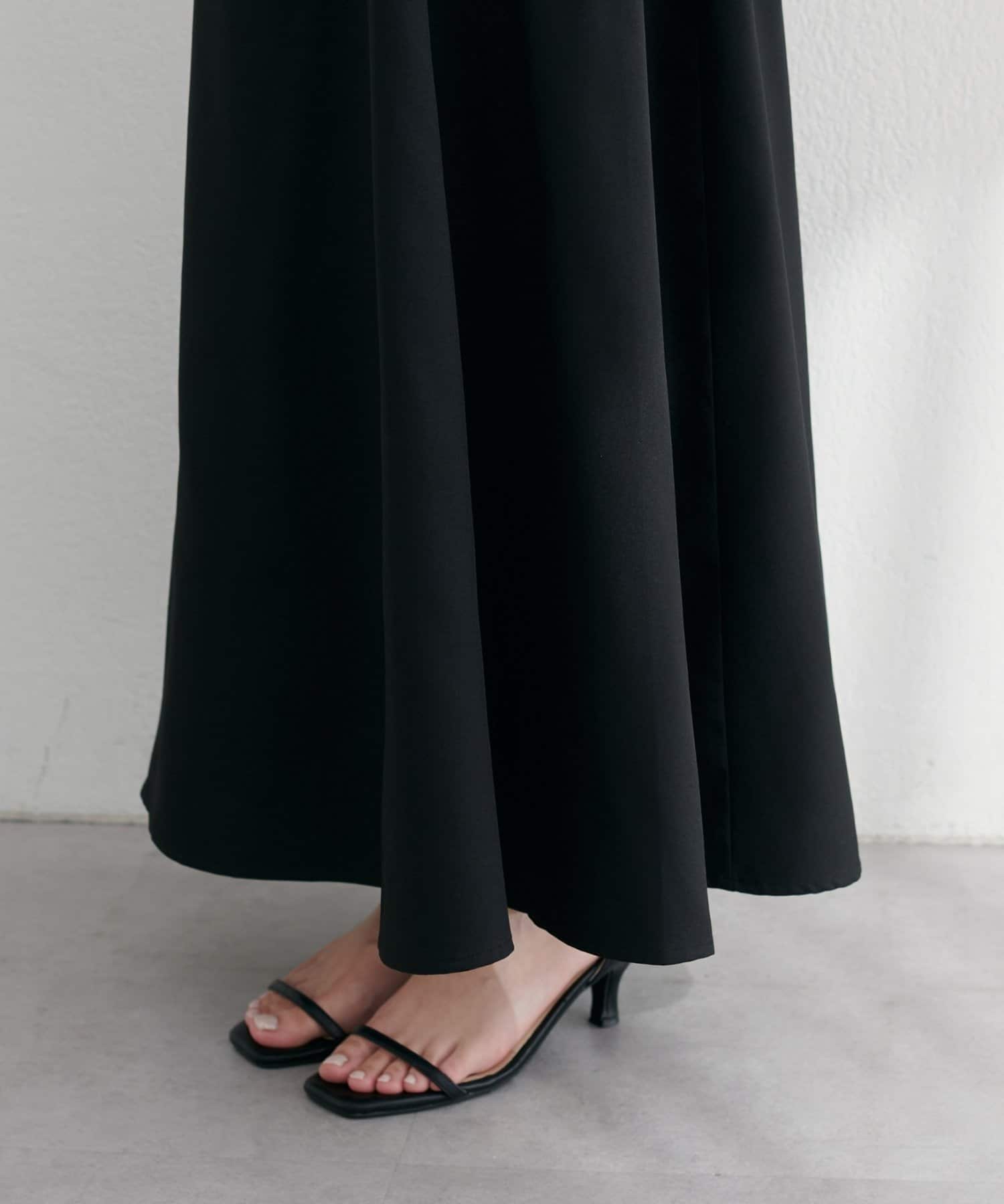 NICE CLAUP / OLIVE des OLIVE OUTLET(ナイスクラップ  / オリーブ デ オリーブ アウトレット) 【EVERY.VERY niceclaup】ハイウエストベルトフレアスカート