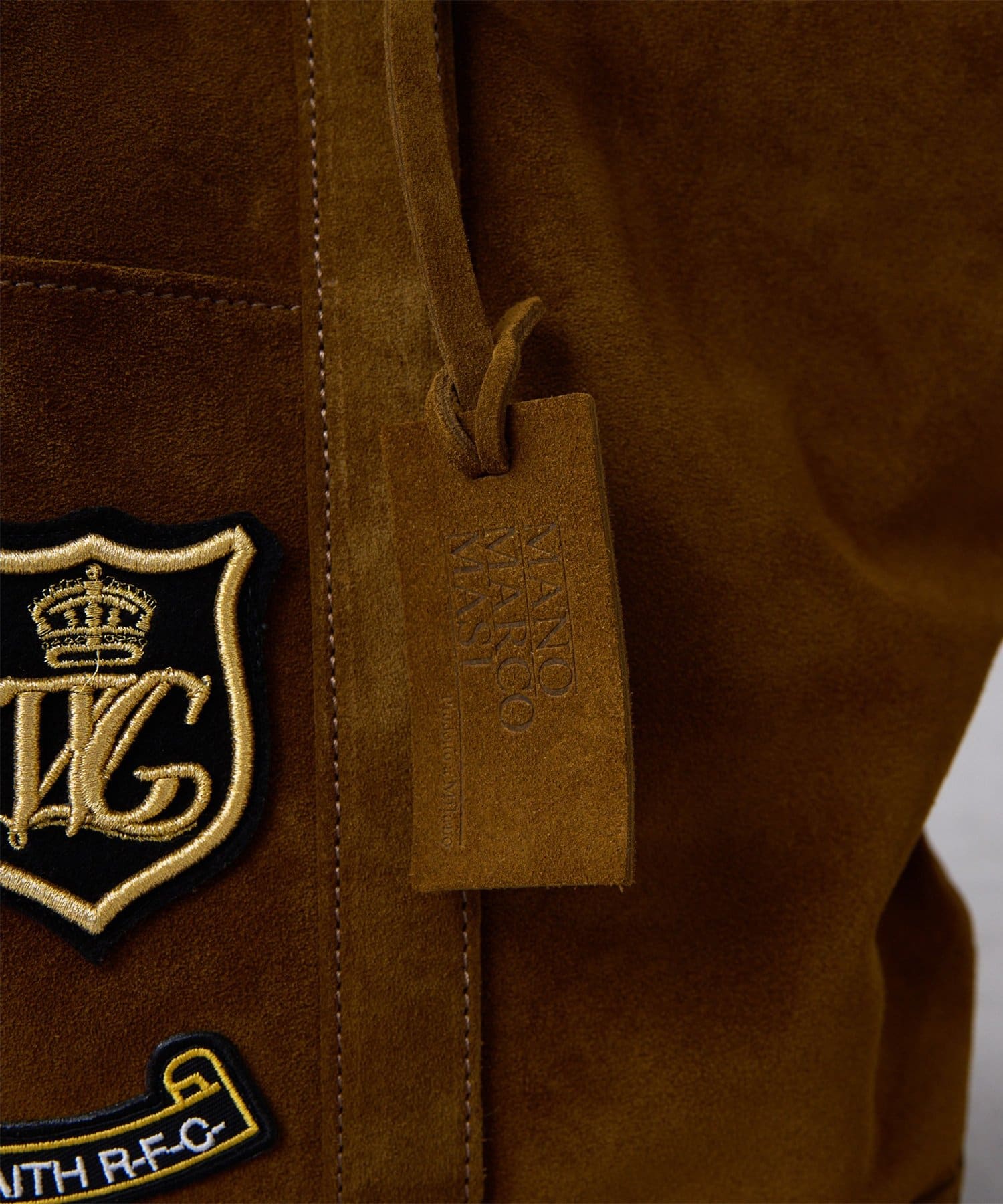 Whim Gazette(ウィム ガゼット) 【MARCO MASI】スエードワッペントート