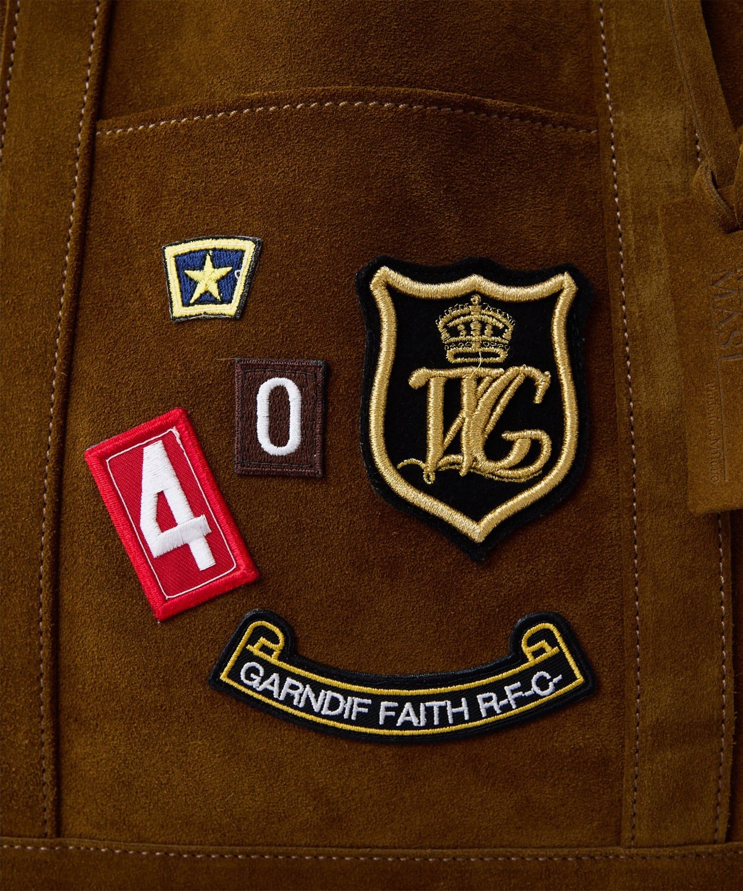 Whim Gazette(ウィム ガゼット) 【MARCO MASI】スエードワッペントート