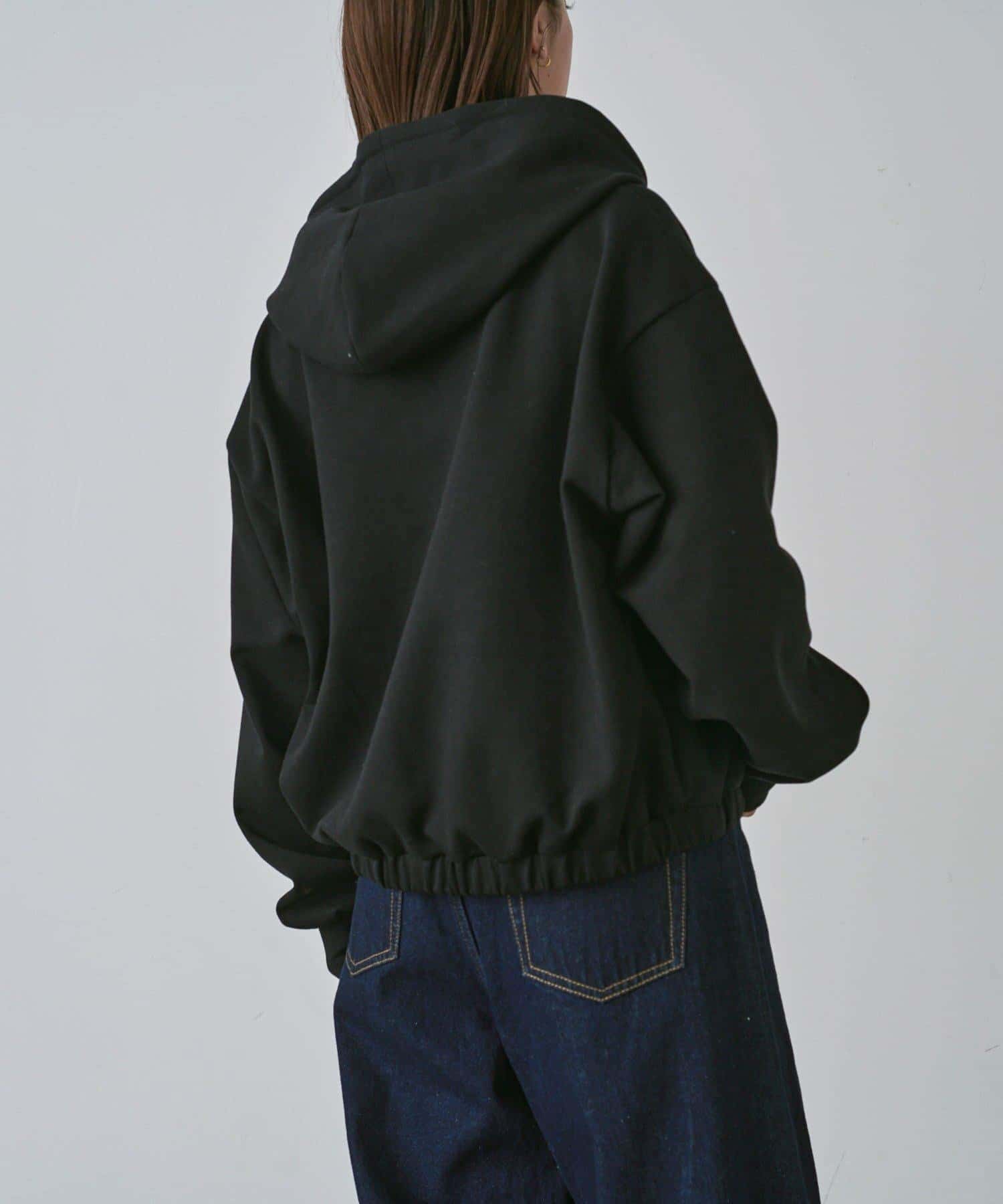 -goocy-(グーシー) 【セットアップ対応】ショートカンガルーポケットパーカー