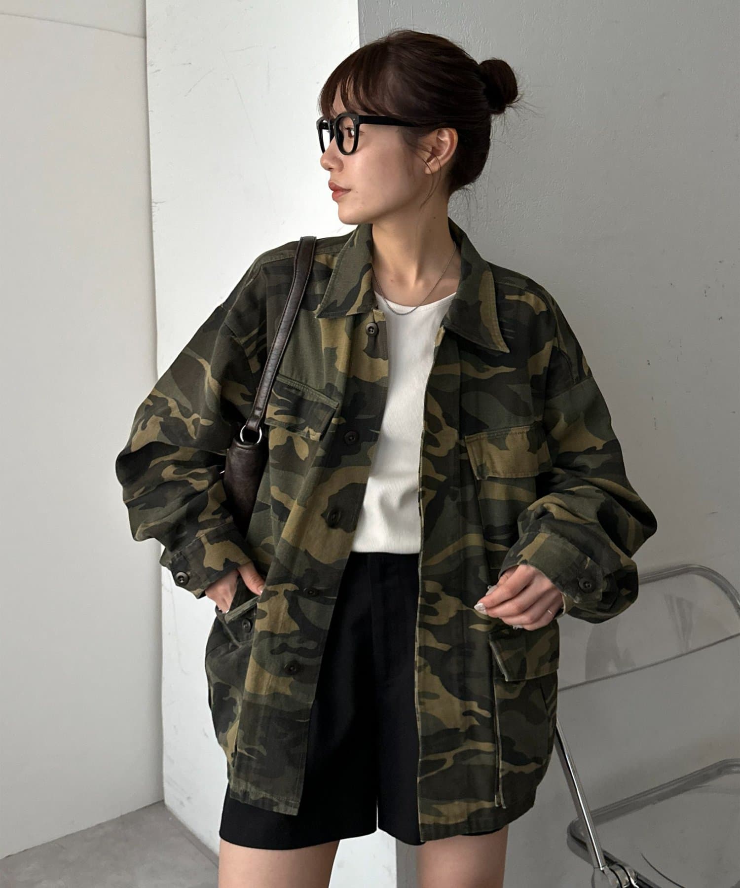 DISCOAT(ディスコート) 【Enlude/ユニセックス】メイサイガラミリタリージャケット