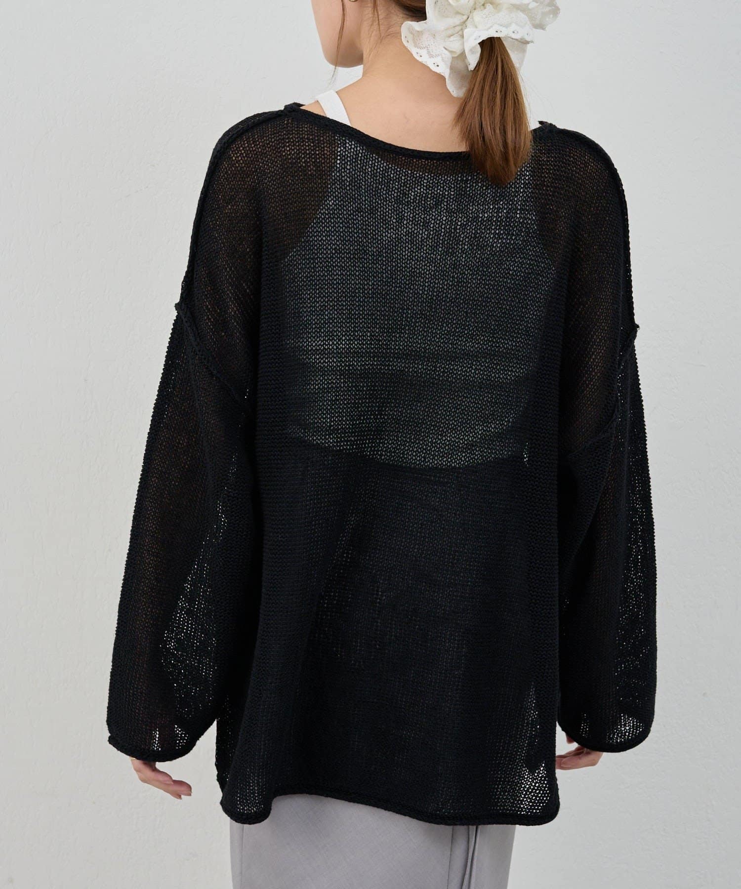 SHENERY(シーナリー) 【26SS予約】リネンオーバーニット