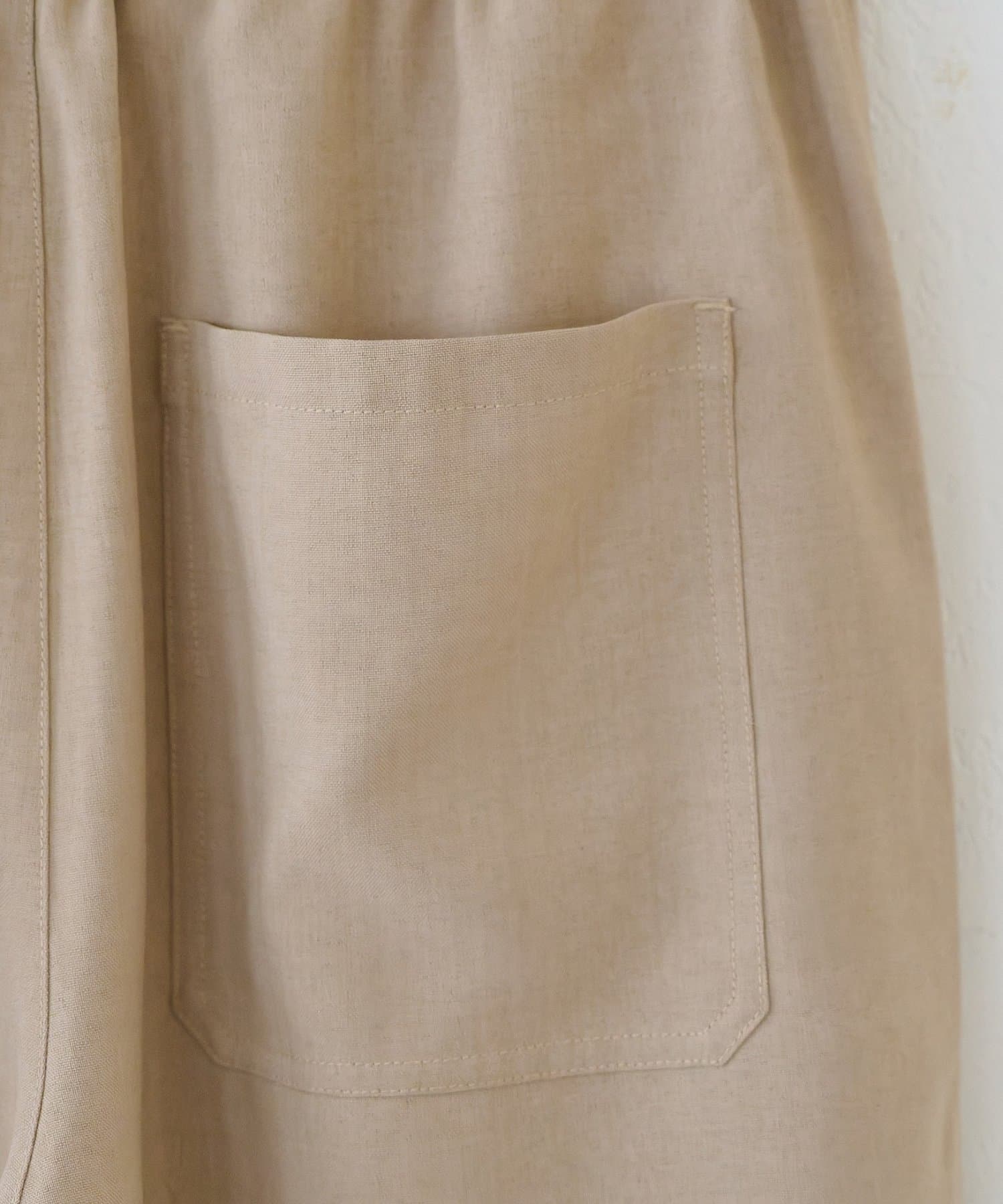 DISCOAT(ディスコート) 【Enlude/セットアップ対応】テックリネンワイドイージーパンツ《ユニセックス》