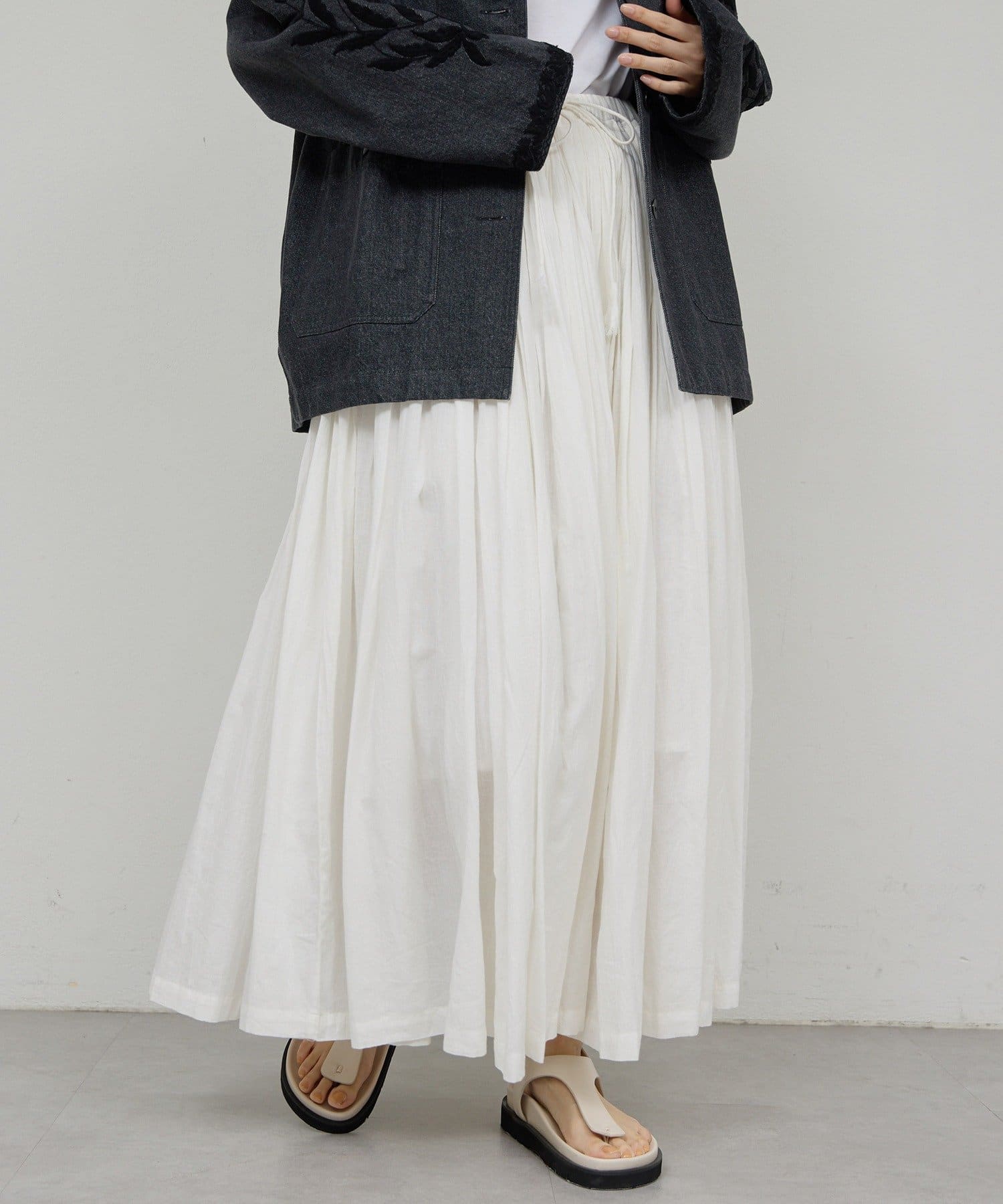 GALLARDAGALANTE(ガリャルダガランテ) 【1/1(木)12:00~予約開始】【Dhritië】ギャザースカート