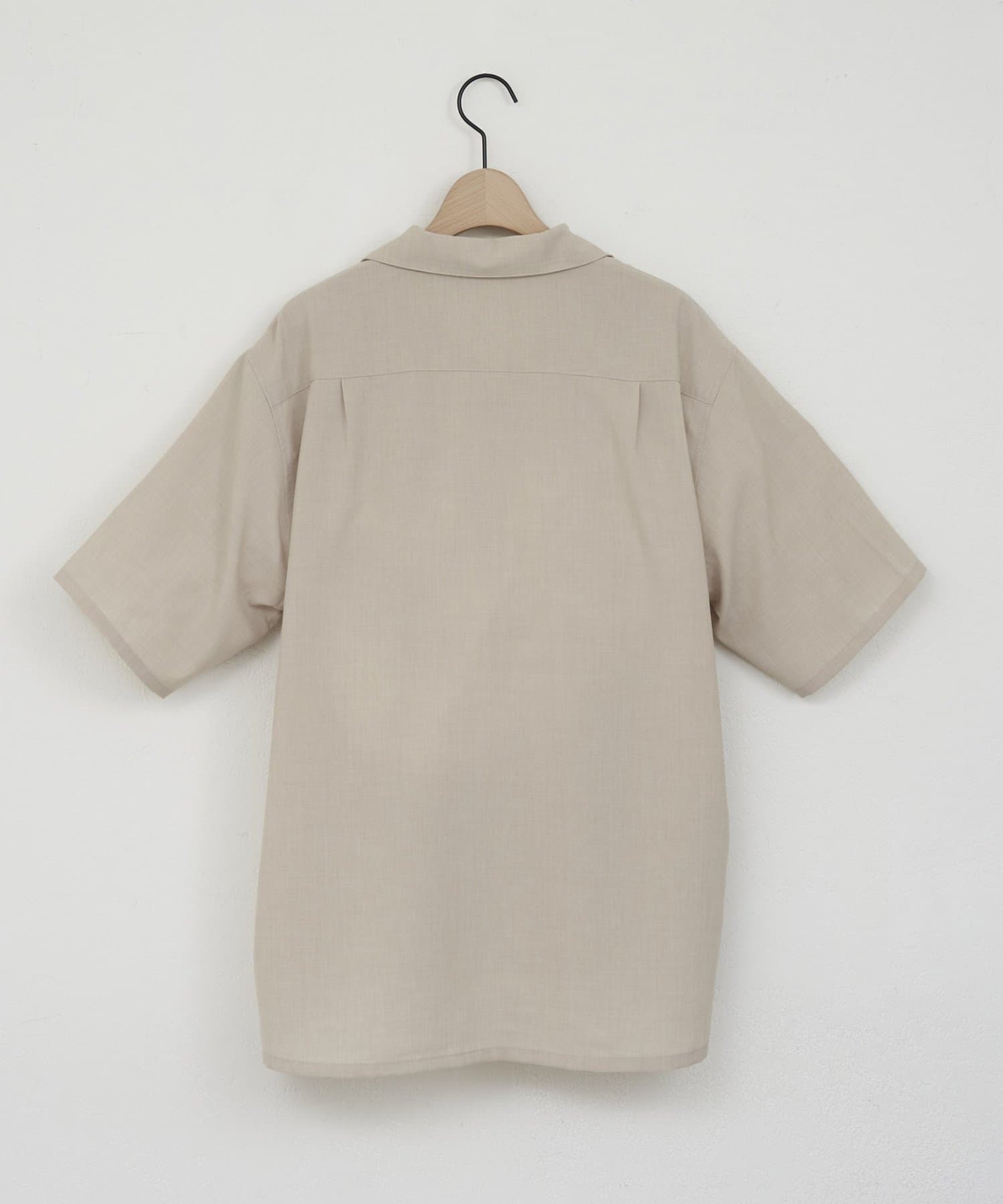 DISCOAT(ディスコート) 【Enlude】ライトテックリネンオープンカラーシャツ《ユニセックス》