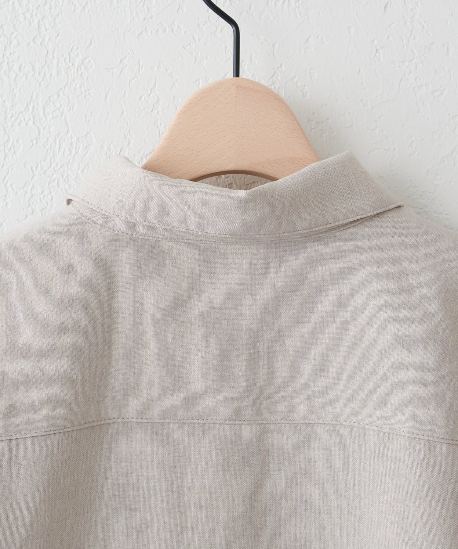 DISCOAT(ディスコート) 【Enlude/WEB限定】ライトテックリネンハーフジップシャツ《ユニセックス》