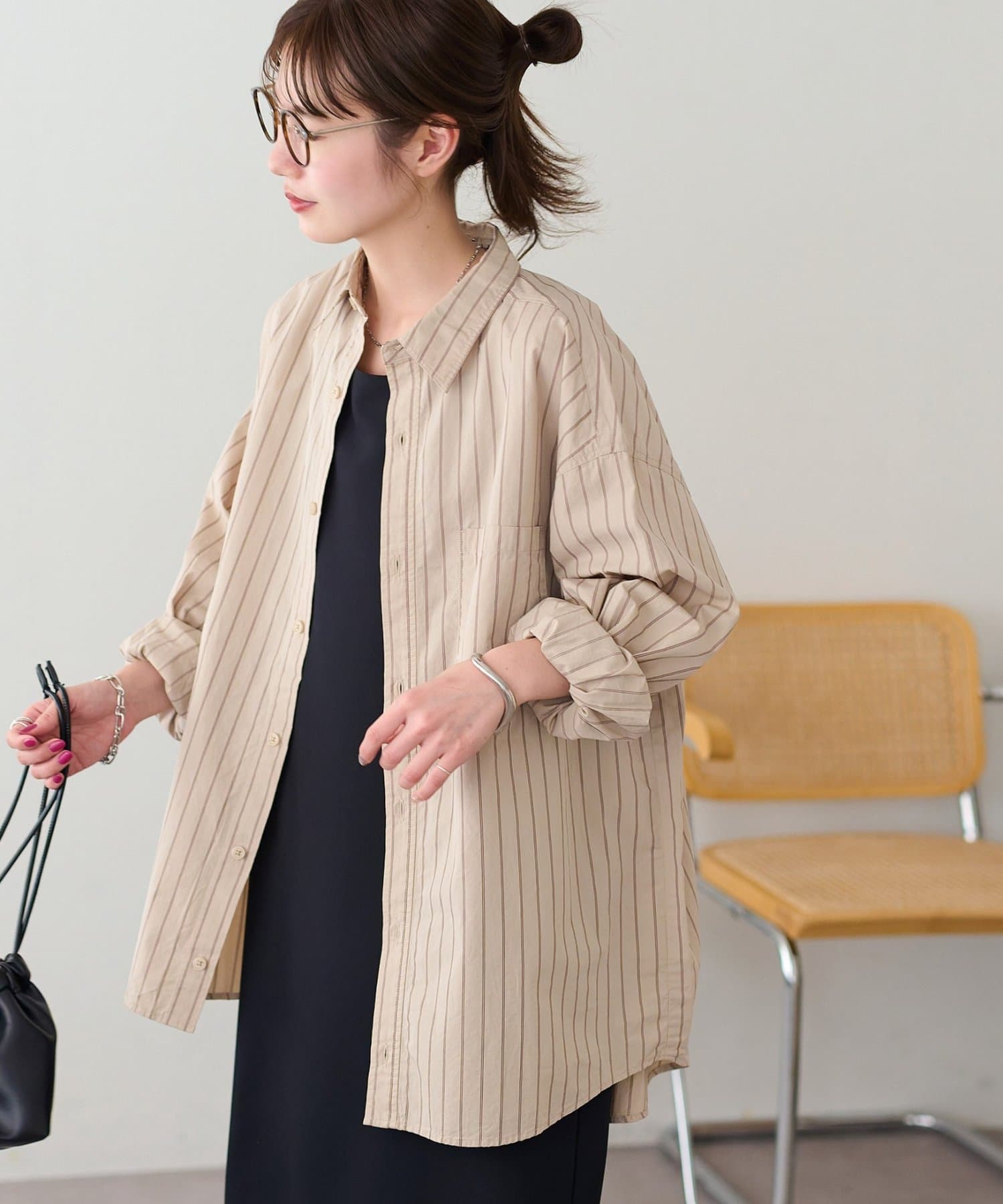 DISCOAT(ディスコート) 【Enlude】ポプリンオーバーシャツ《ユニセックス》