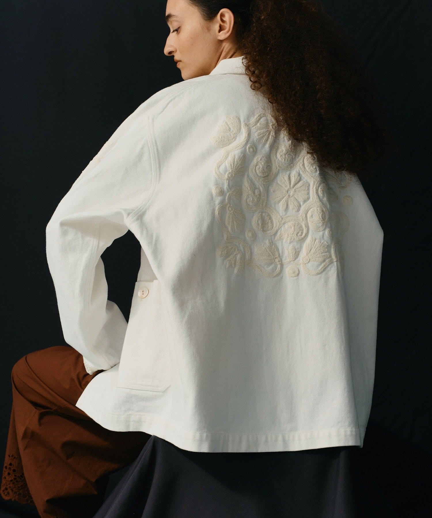 GALLARDAGALANTE(ガリャルダガランテ) 【1/1(木)12:00~予約開始】【Dhritië】エンブロイダリージャケット