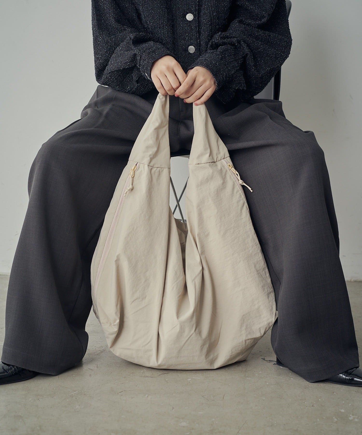 -goocy-(グーシー) ラウンドトートバッグ