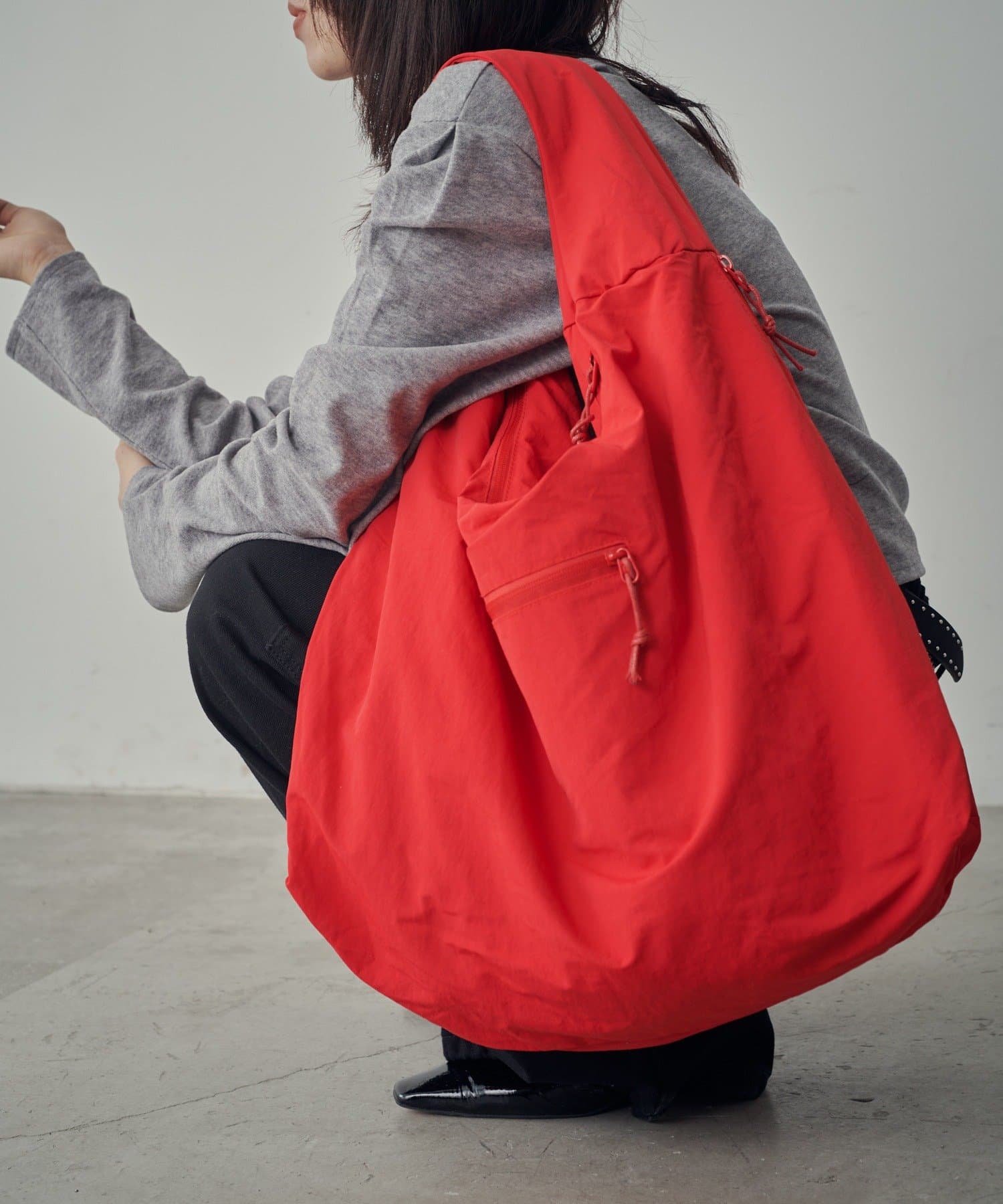 -goocy-(グーシー) ラウンドトートバッグ