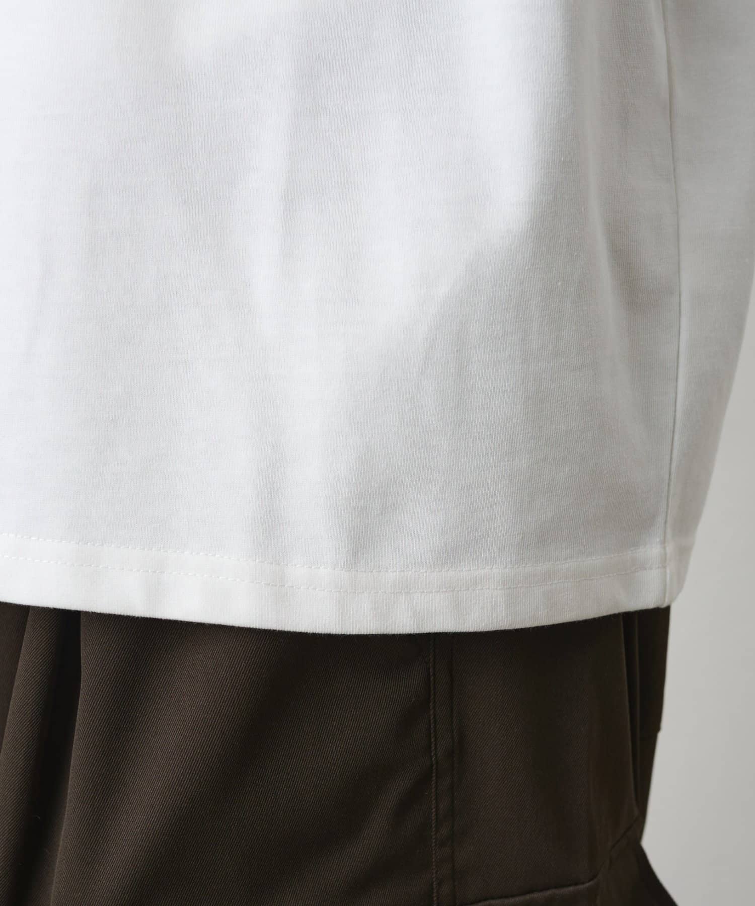 COLONY 2139(コロニー トゥーワンスリーナイン) カットオフ配色半袖TEE