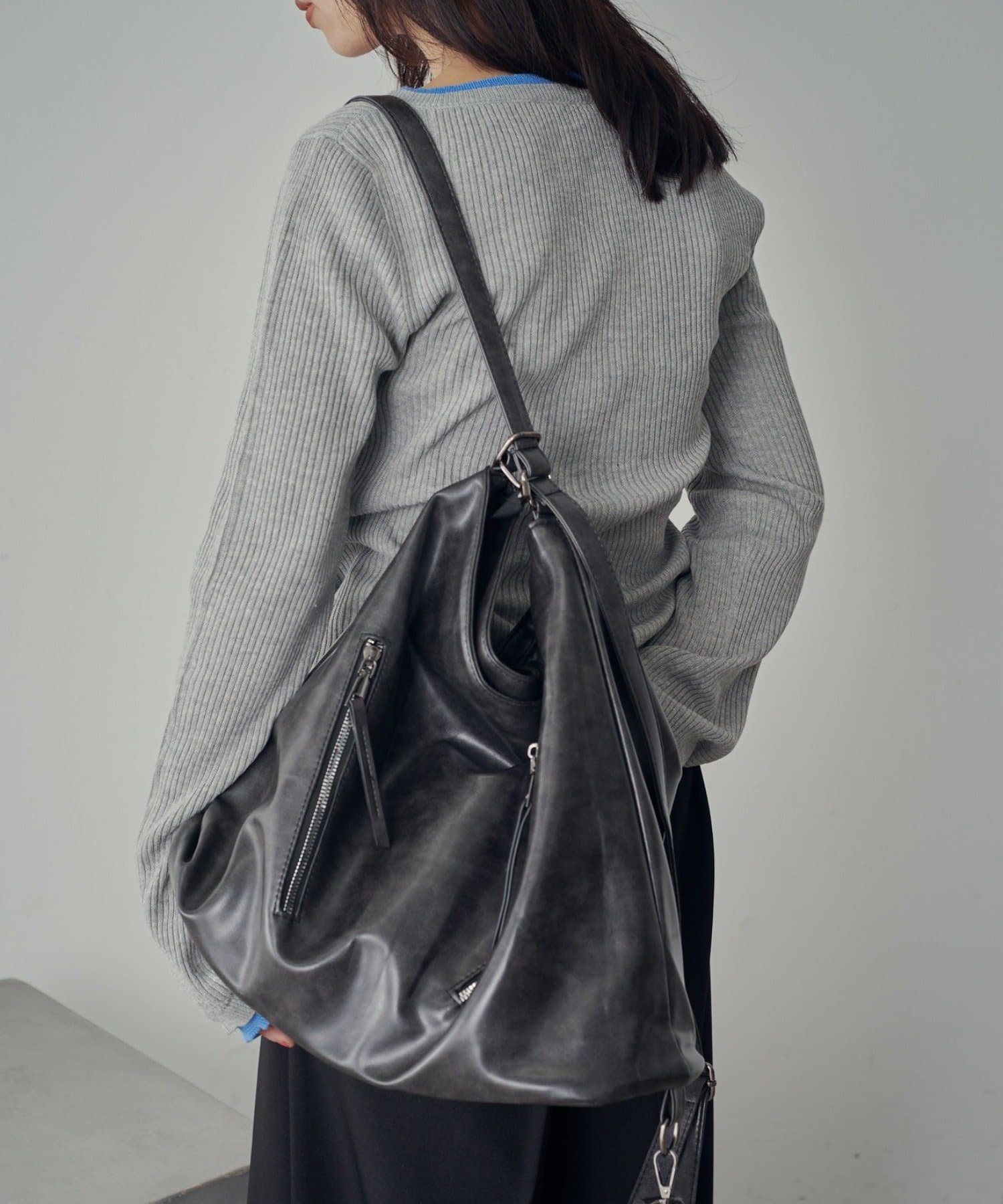 -goocy-(グーシー) 合皮2WAYバッグ