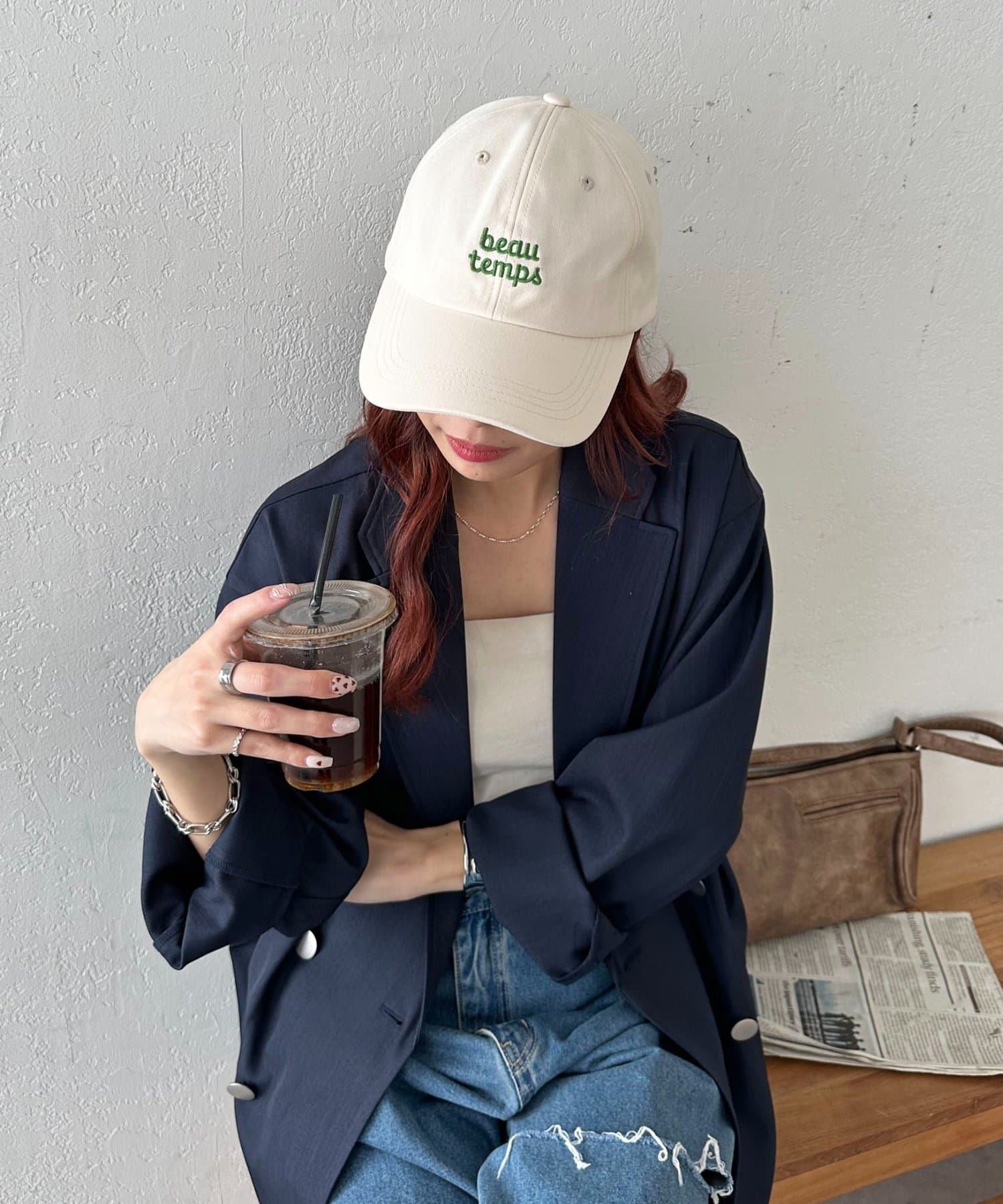 DISCOAT(ディスコート) beautemps刺繍キャップ