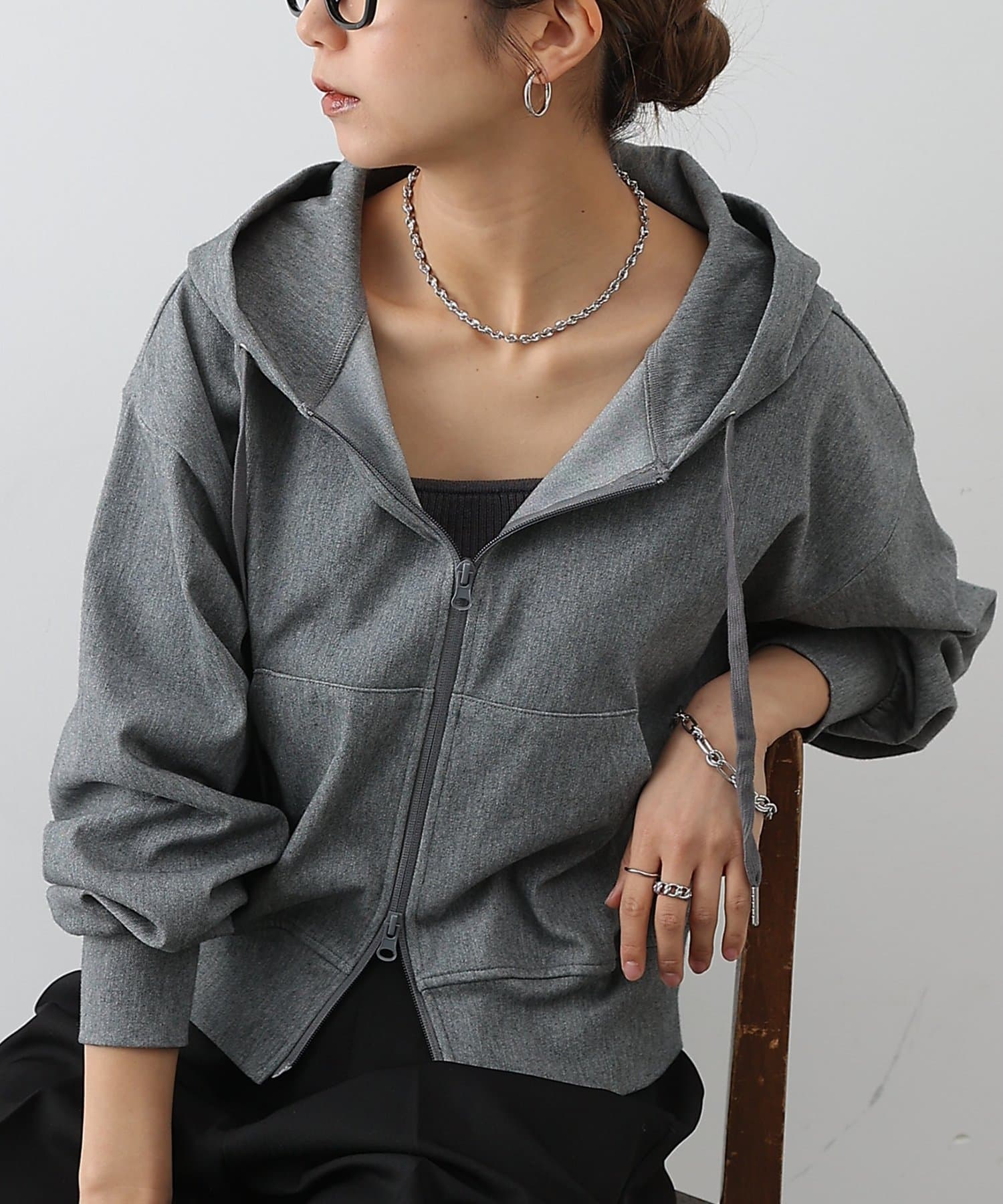 COLONY 2139(コロニー トゥーワンスリーナイン) 【セットアップ対応】4WAYストレッチダブルジップパーカー