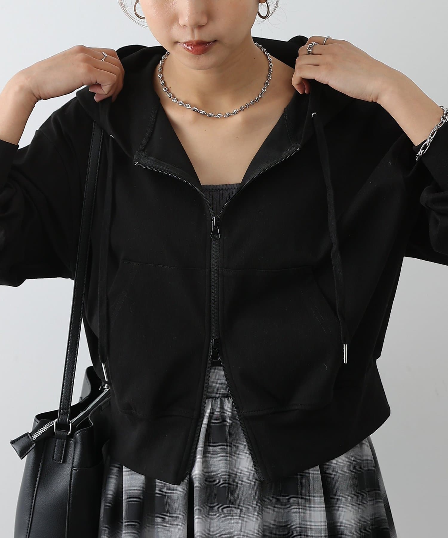 COLONY 2139(コロニー トゥーワンスリーナイン) 【セットアップ対応】4WAYストレッチダブルジップパーカー