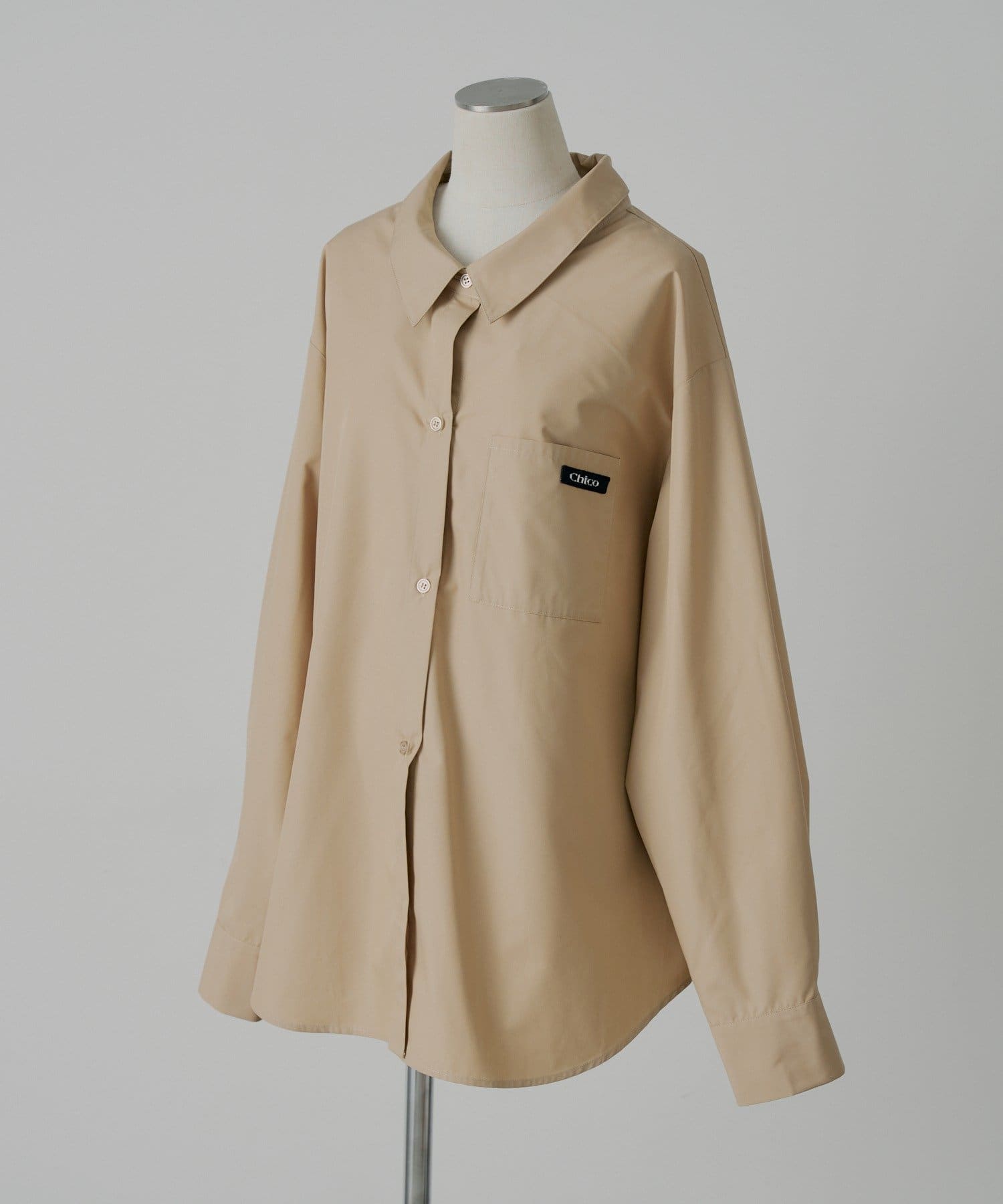 Chico(チコ) 【セットアップ対応】2wayルーズシャツ