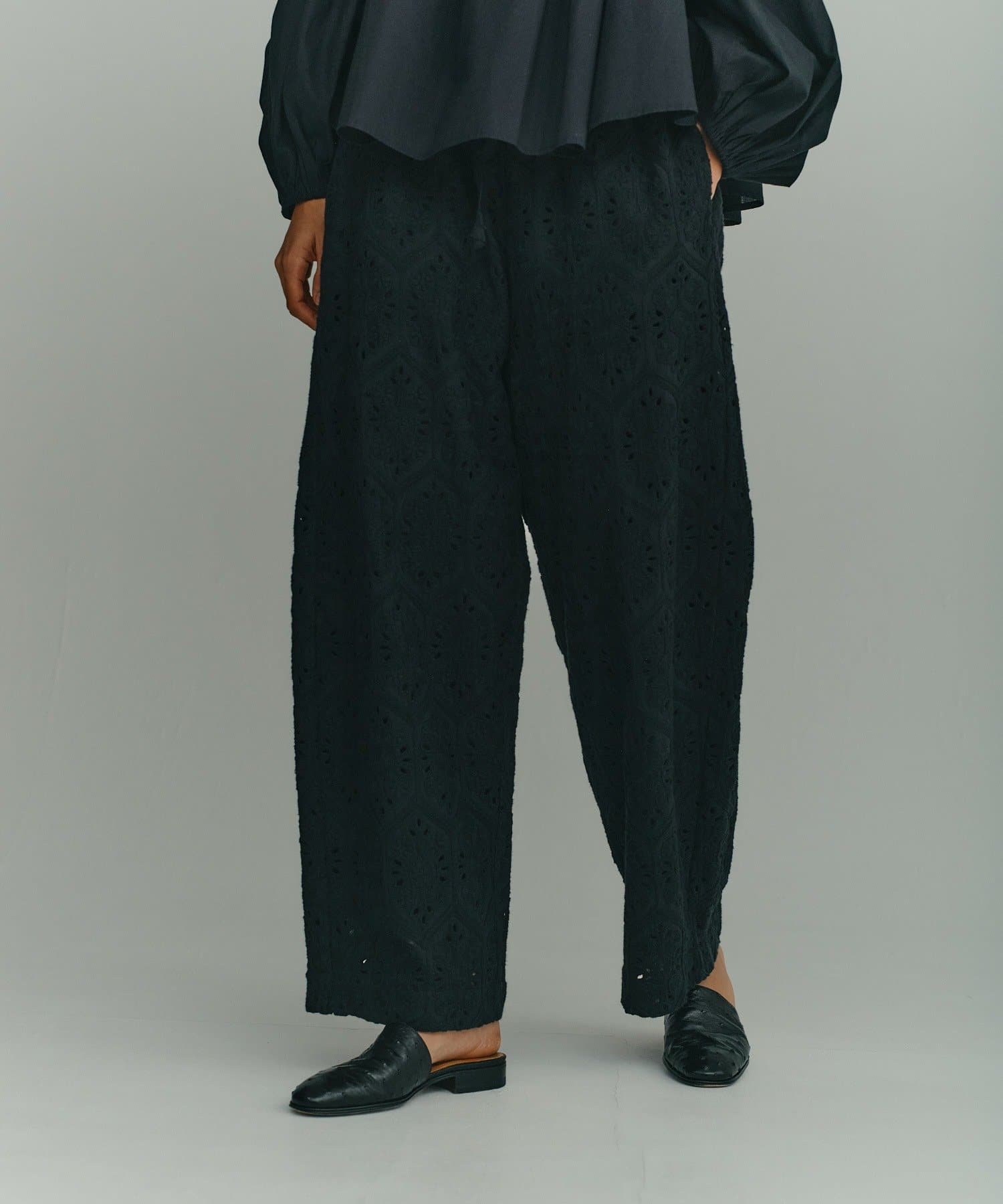 GALLARDAGALANTE(ガリャルダガランテ) 【1/1(木)12:00~予約開始】【Dhritië】カットレースパンツ