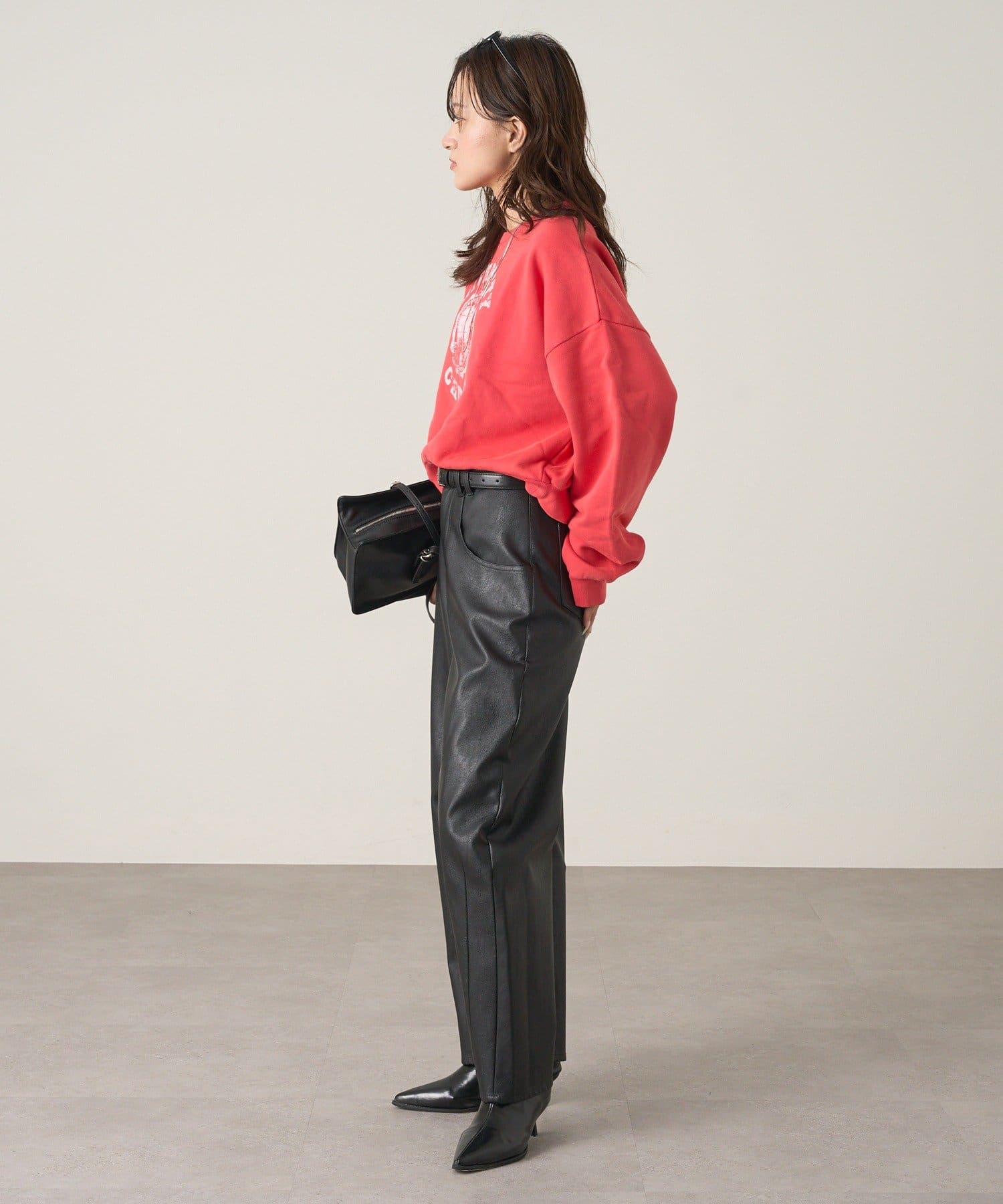 mline(エムライン) [mline]ダメージカレッジスウェット