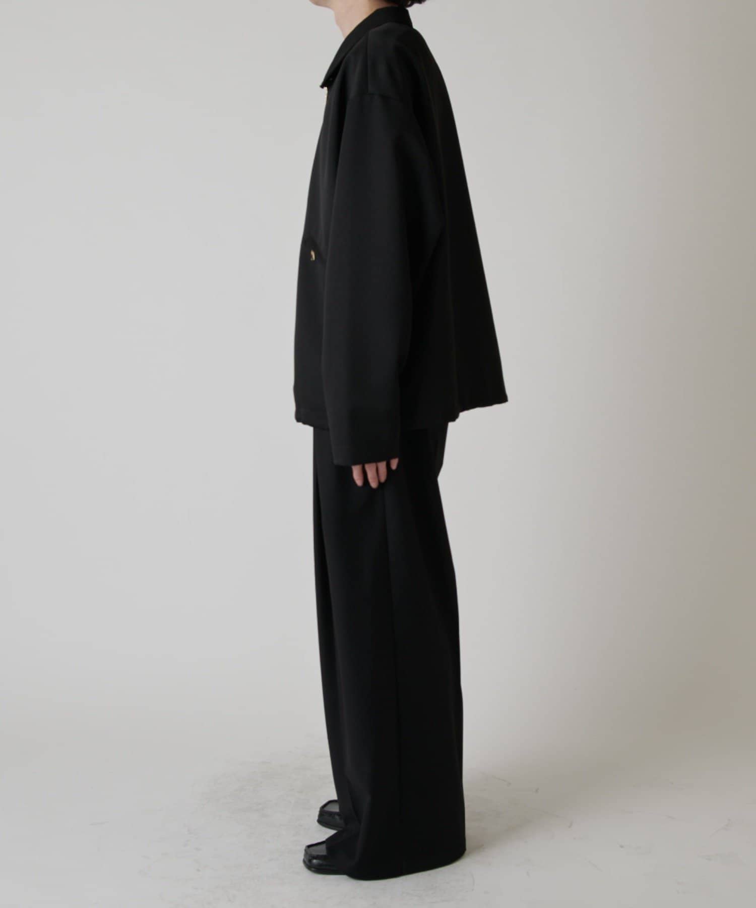 Lui's(ルイス) 【CULLNI for Lui's】ダブルカラースタンドブルゾン