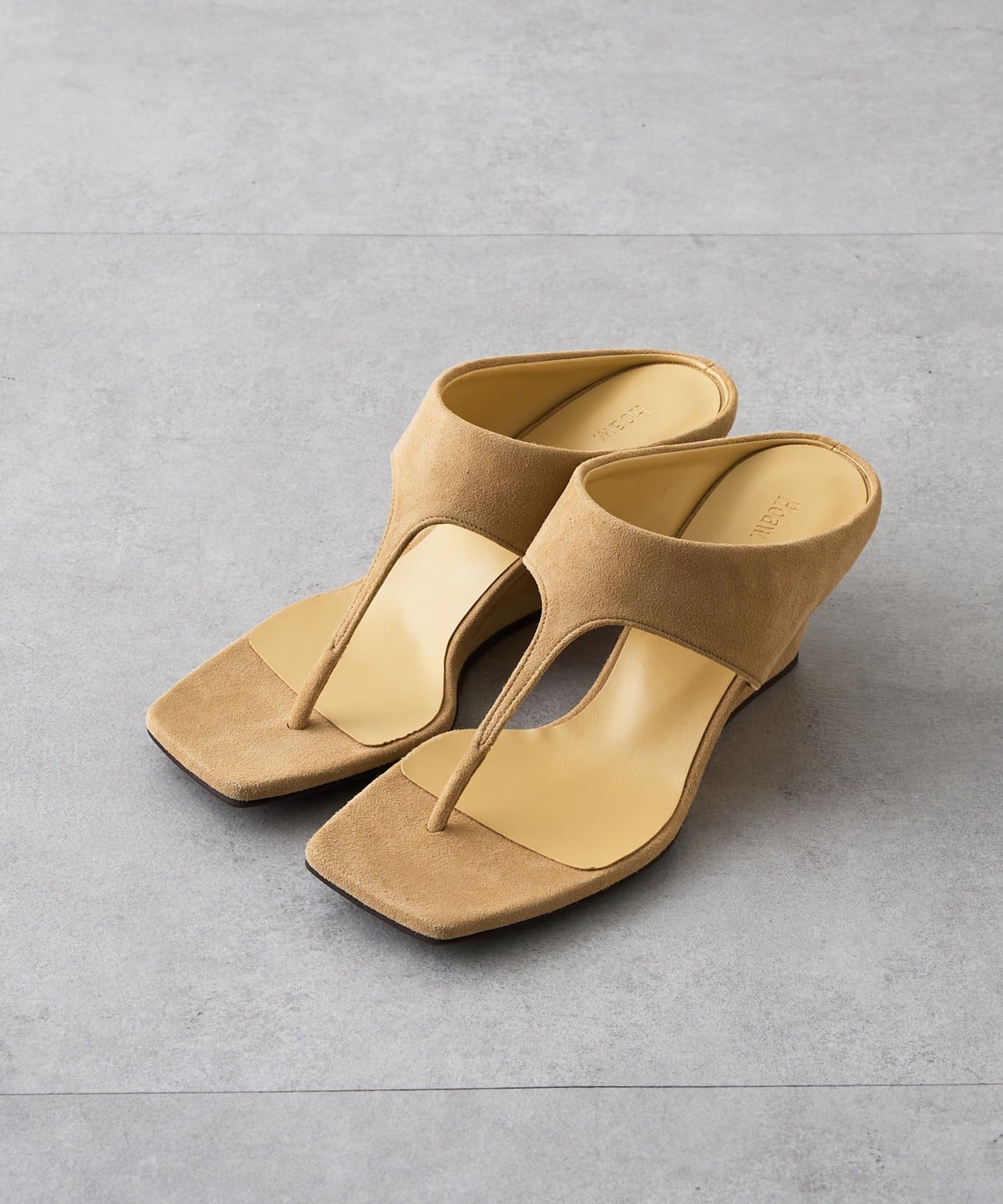 Whim Gazette(ウィム ガゼット) 【Hoaw.】ウェッジトングサンダル