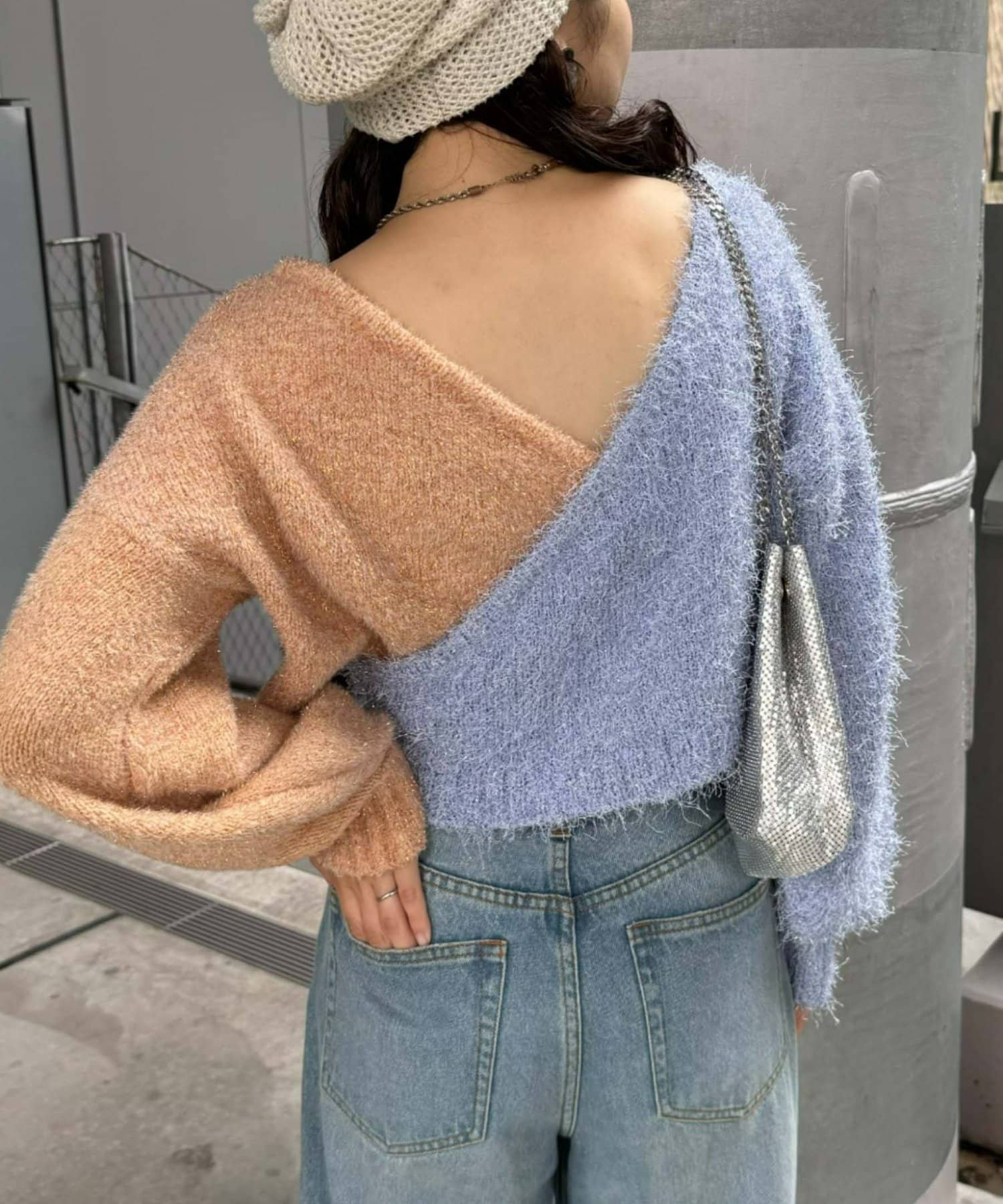 OUTLET(アウトレット) 【CIAOPANIC TYPY】ワンショルラメニットコンビセット