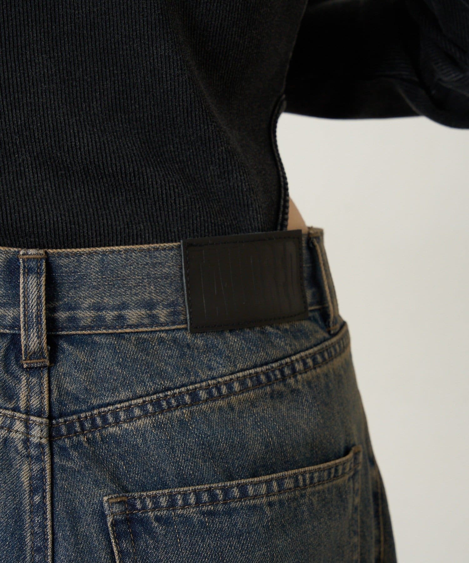 mline(エムライン) [mline]カーブワイドデニム