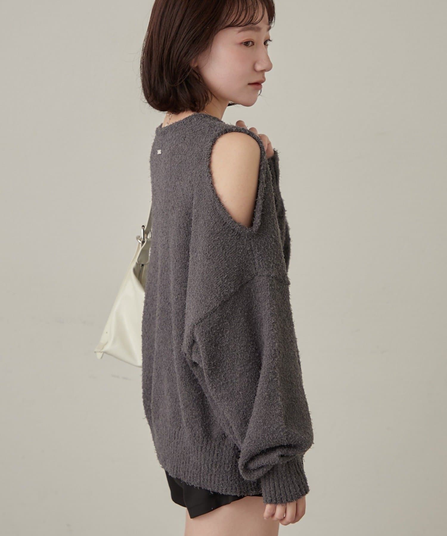 mline(エムライン) [mline]肩あき 2WAYニット