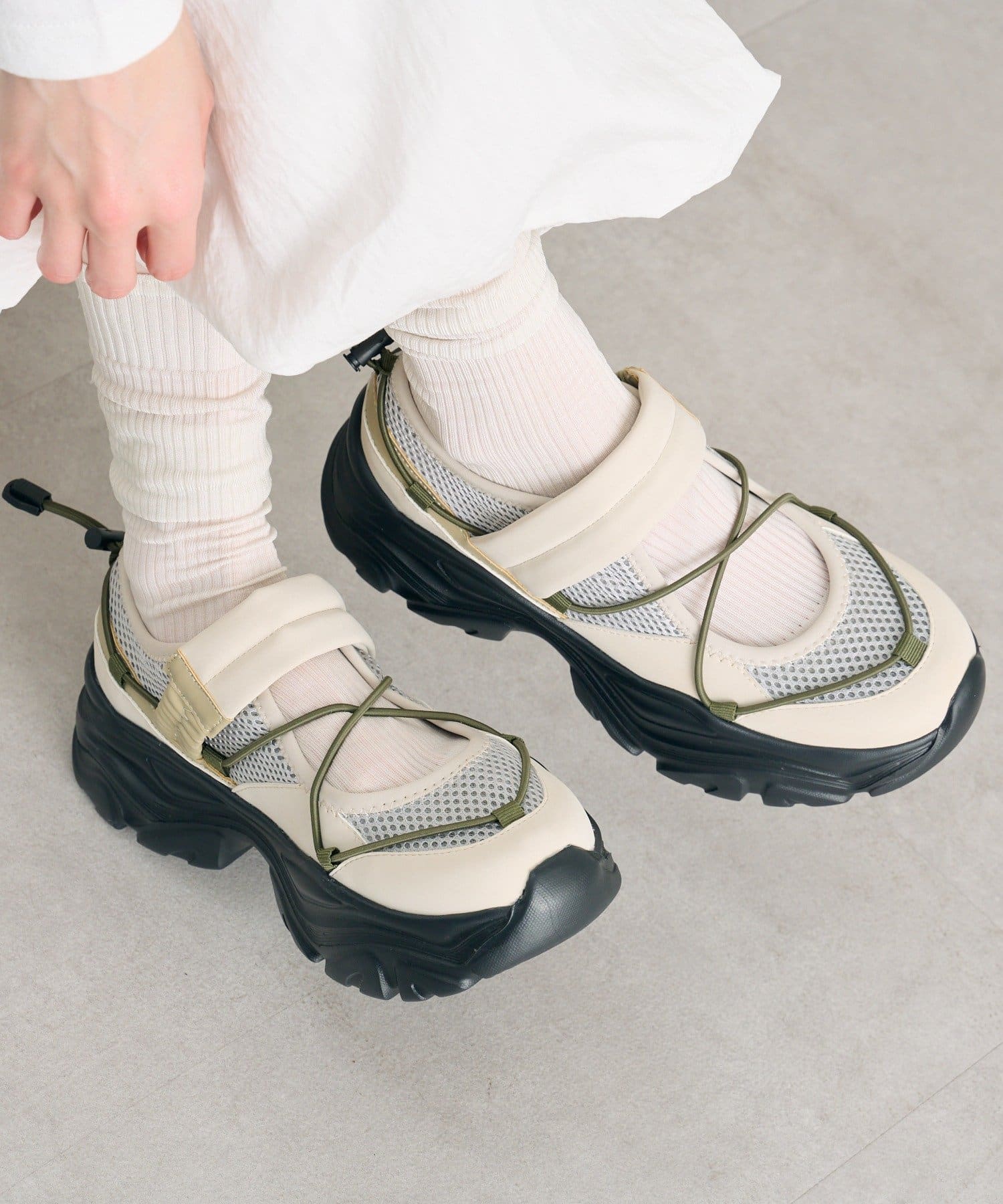 mystic(ミスティック) 厚底ボリュームシューズ