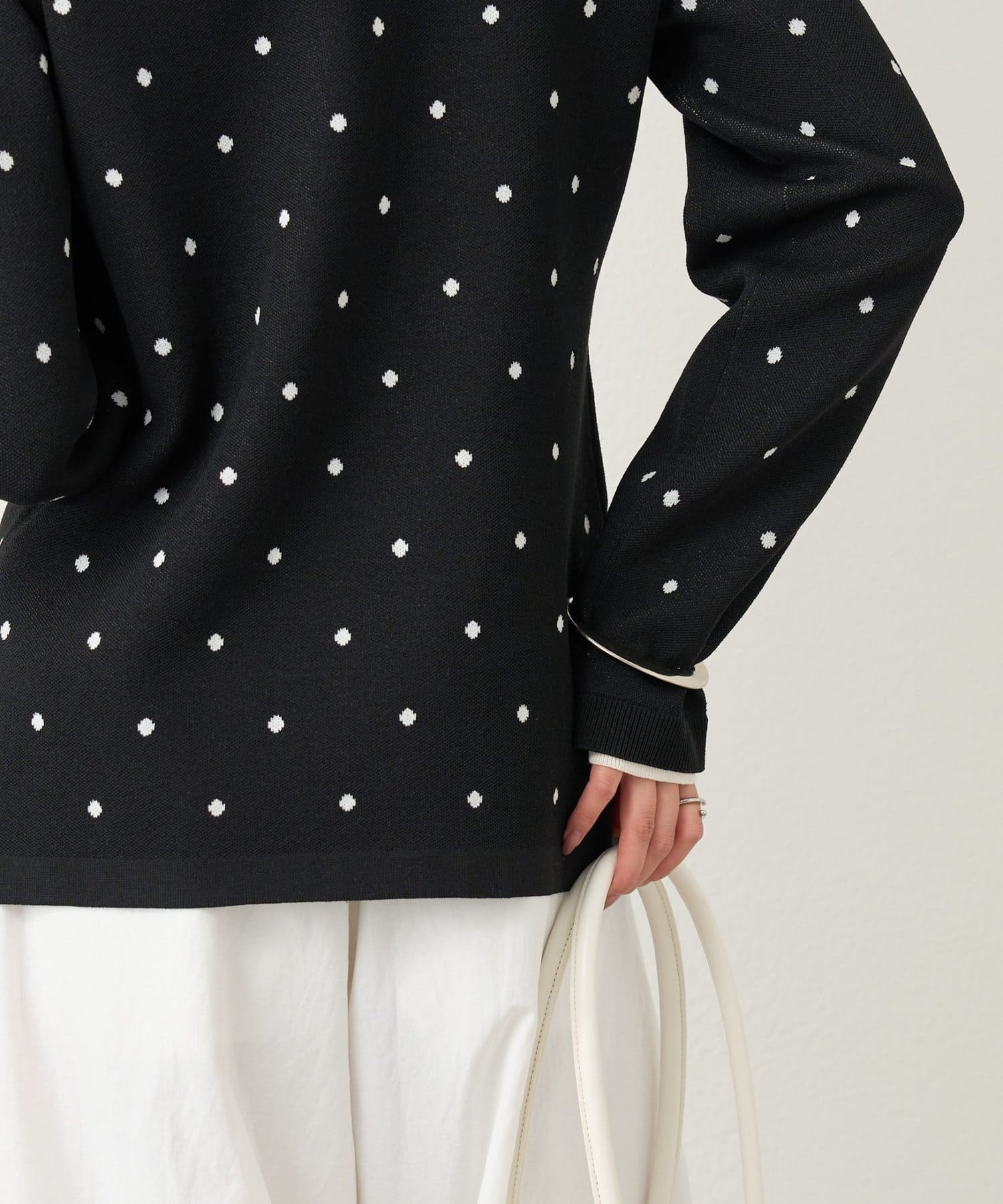 mystic(ミスティック) 長袖ポロニット